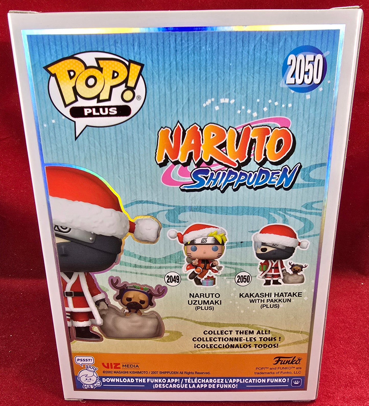 Kakashi Hatake with Pakkun funko # 2050 (nib) With pop protector