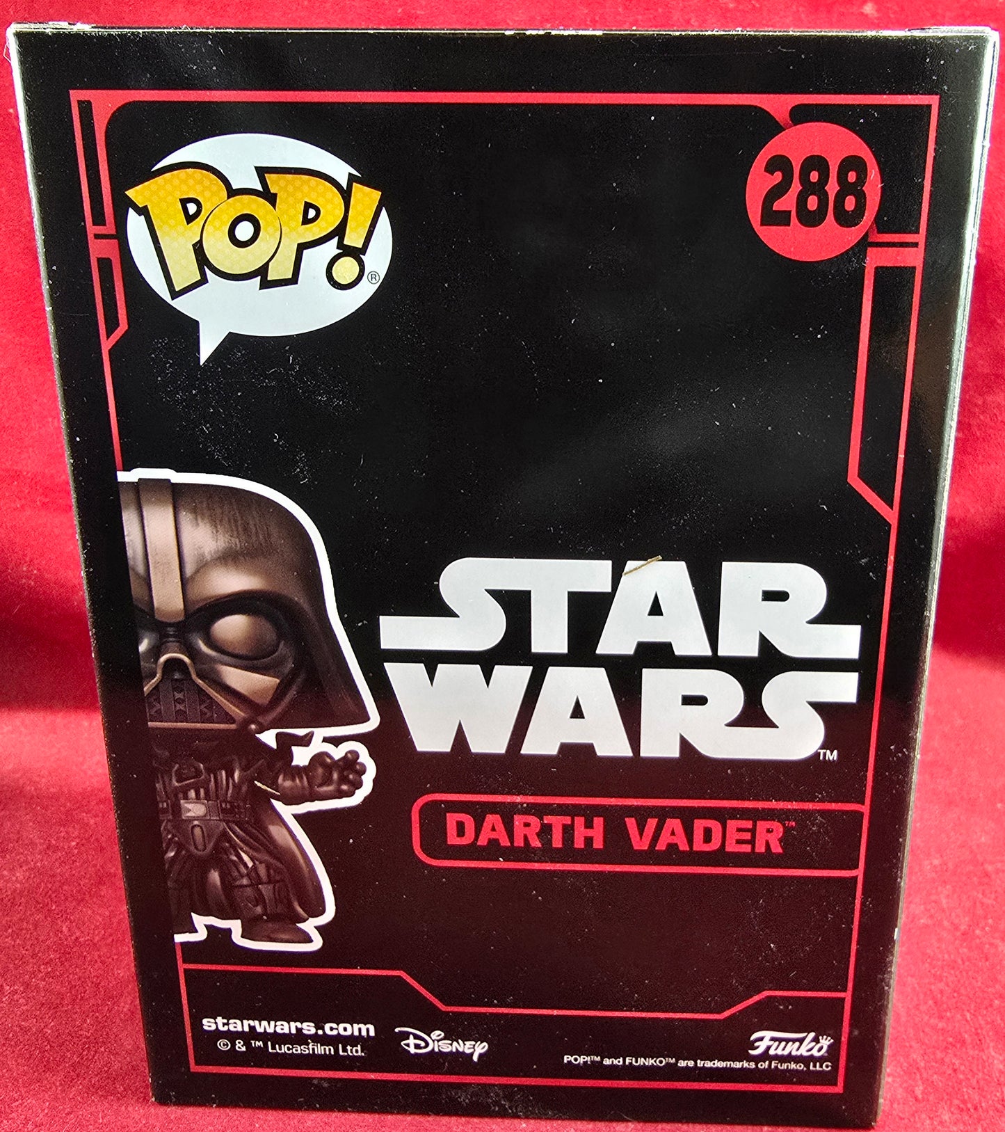 Darth vader amazon exclusive funko # 288 (nib) with pop protector