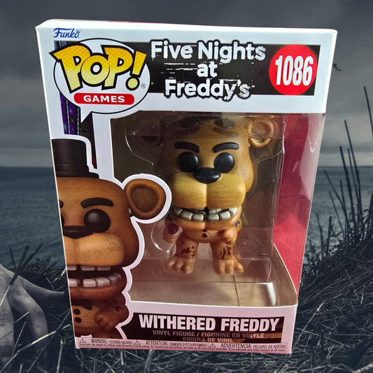 Withered Freddy funko # 1086 (nib)with pop protector