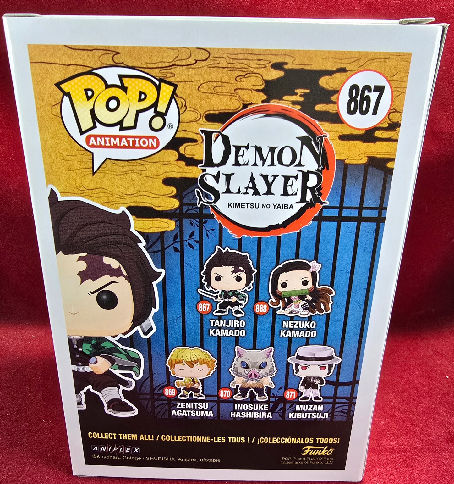 Tanjiro Kamado Funko # 867 (Nib) With pop protector