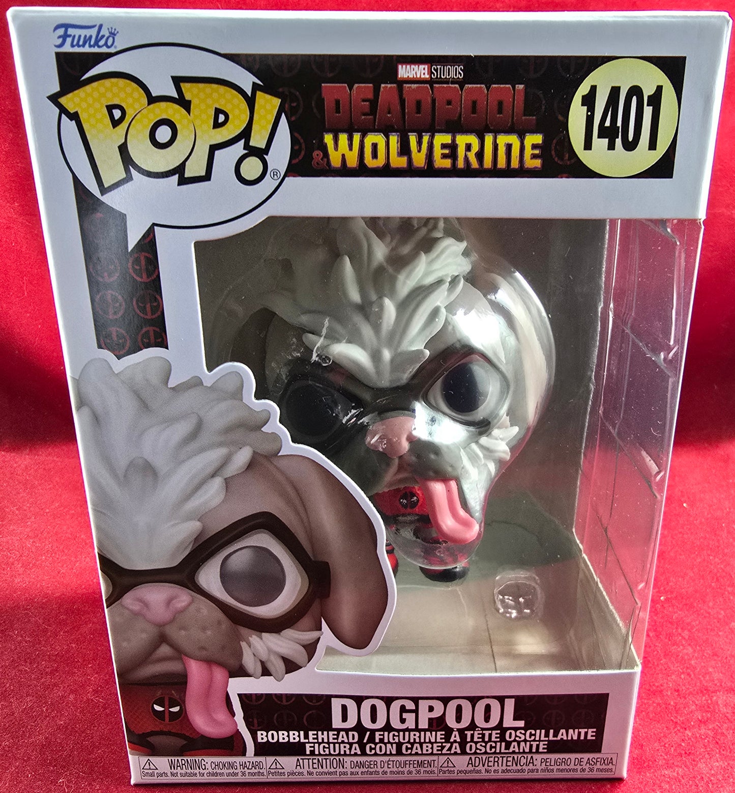 Dogpool funko # 1401 (nib) With pop protector