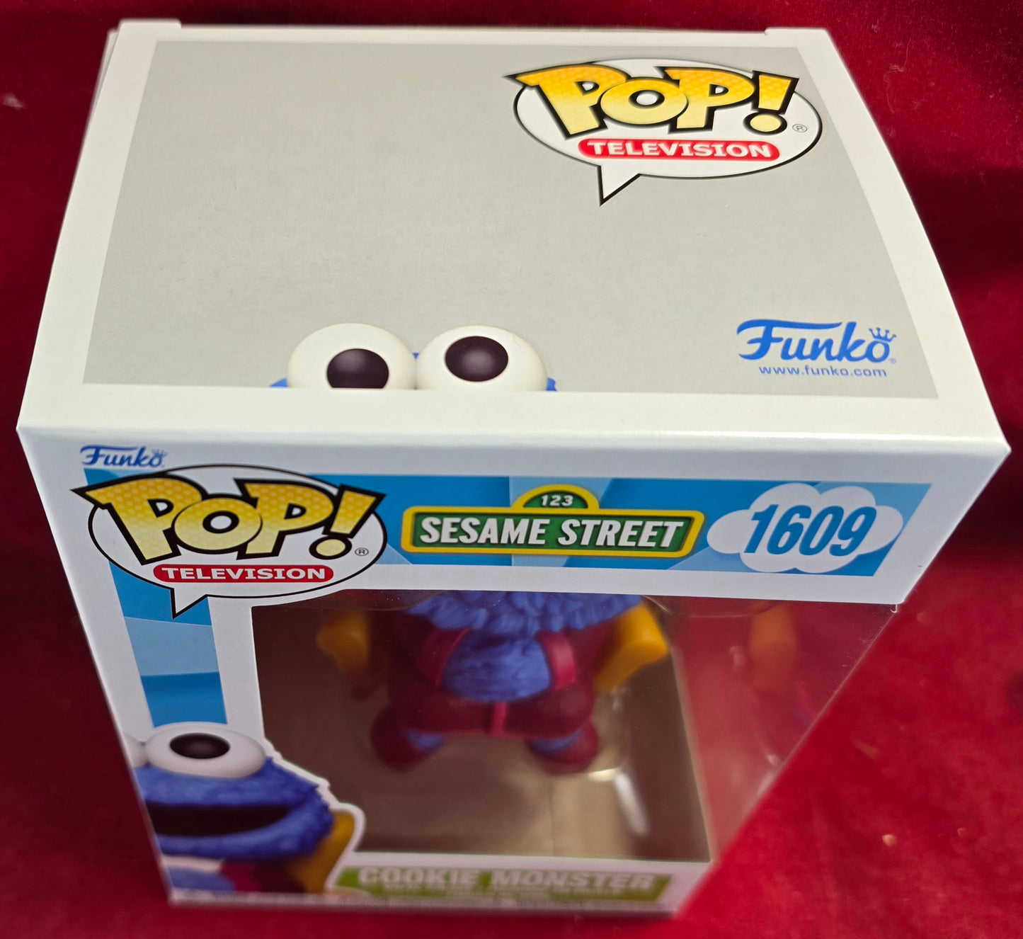 Cookie Monster funko # 1609 with pop protector