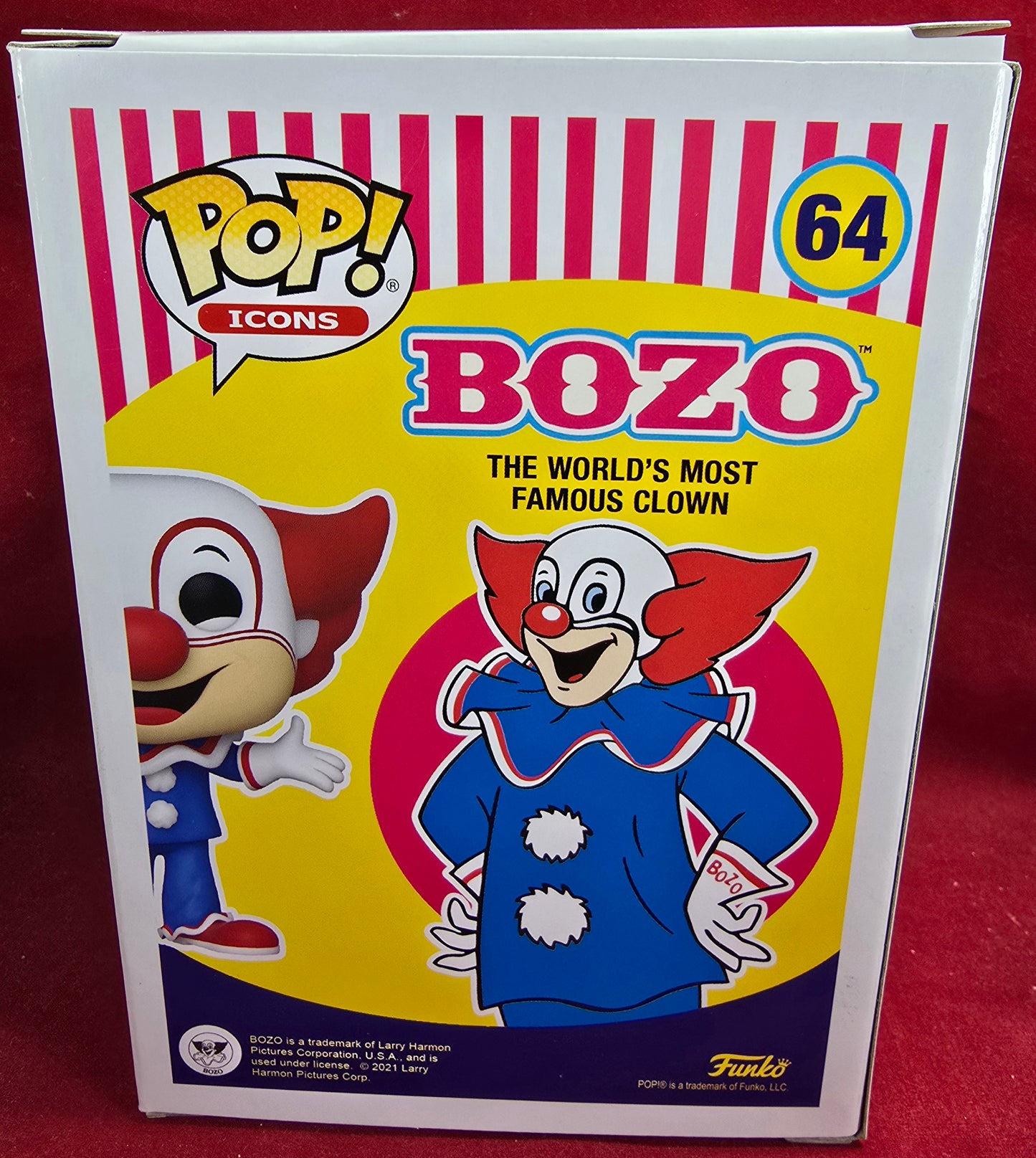 Funko Pop! Vinyl: Bozo the Clown #64 (Nib)
With pop protector