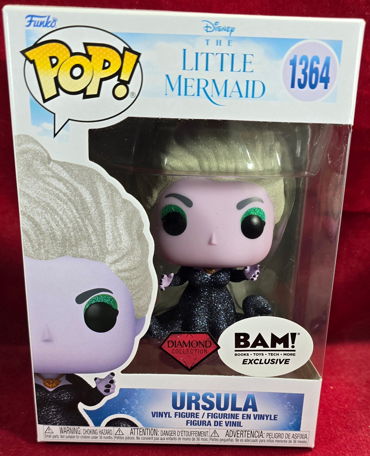Ursula Bam Exclusive funko # 1364 (nib) With pop protector