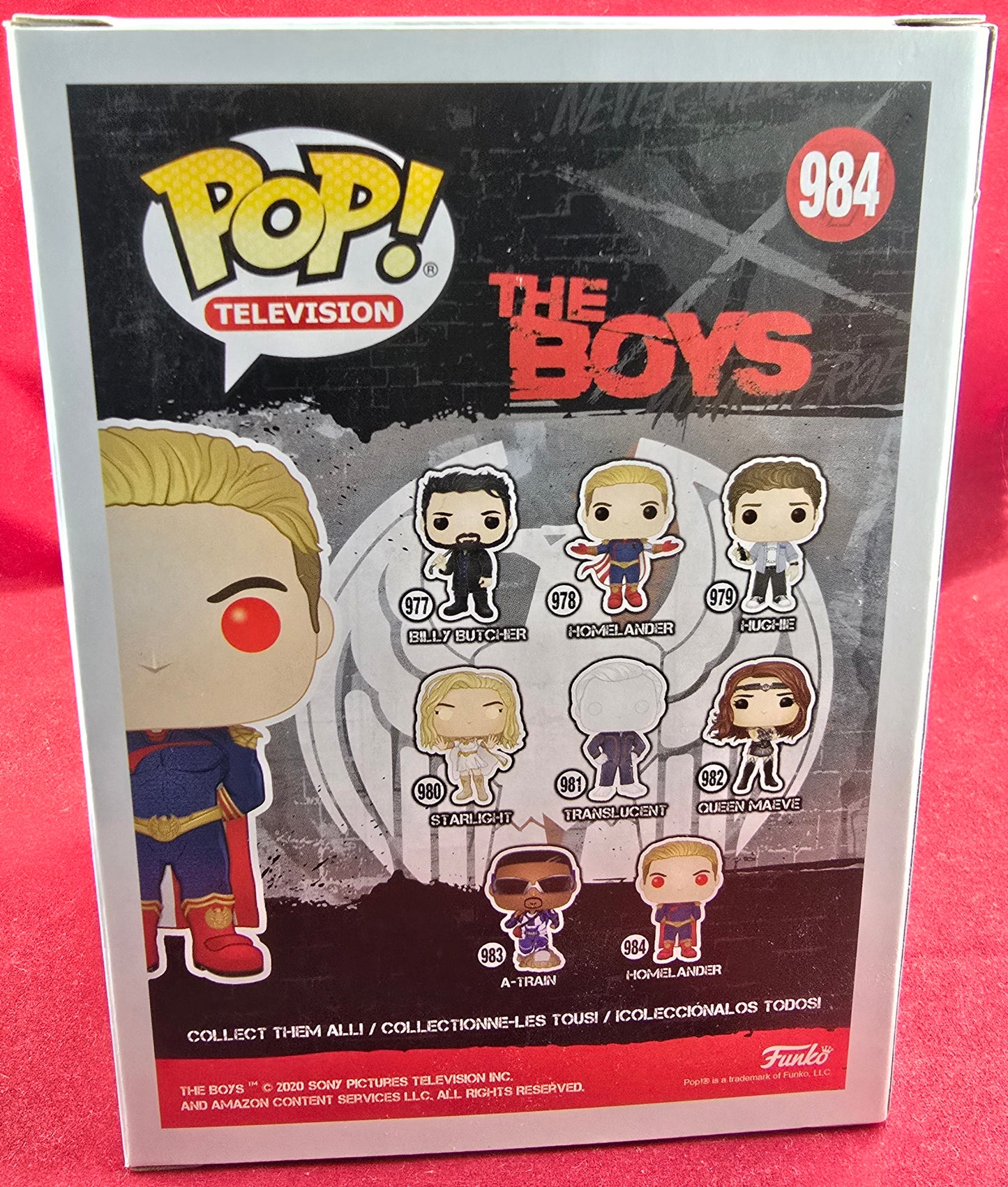 Homelander target exclusive funko # 984 (nib) With pop protector