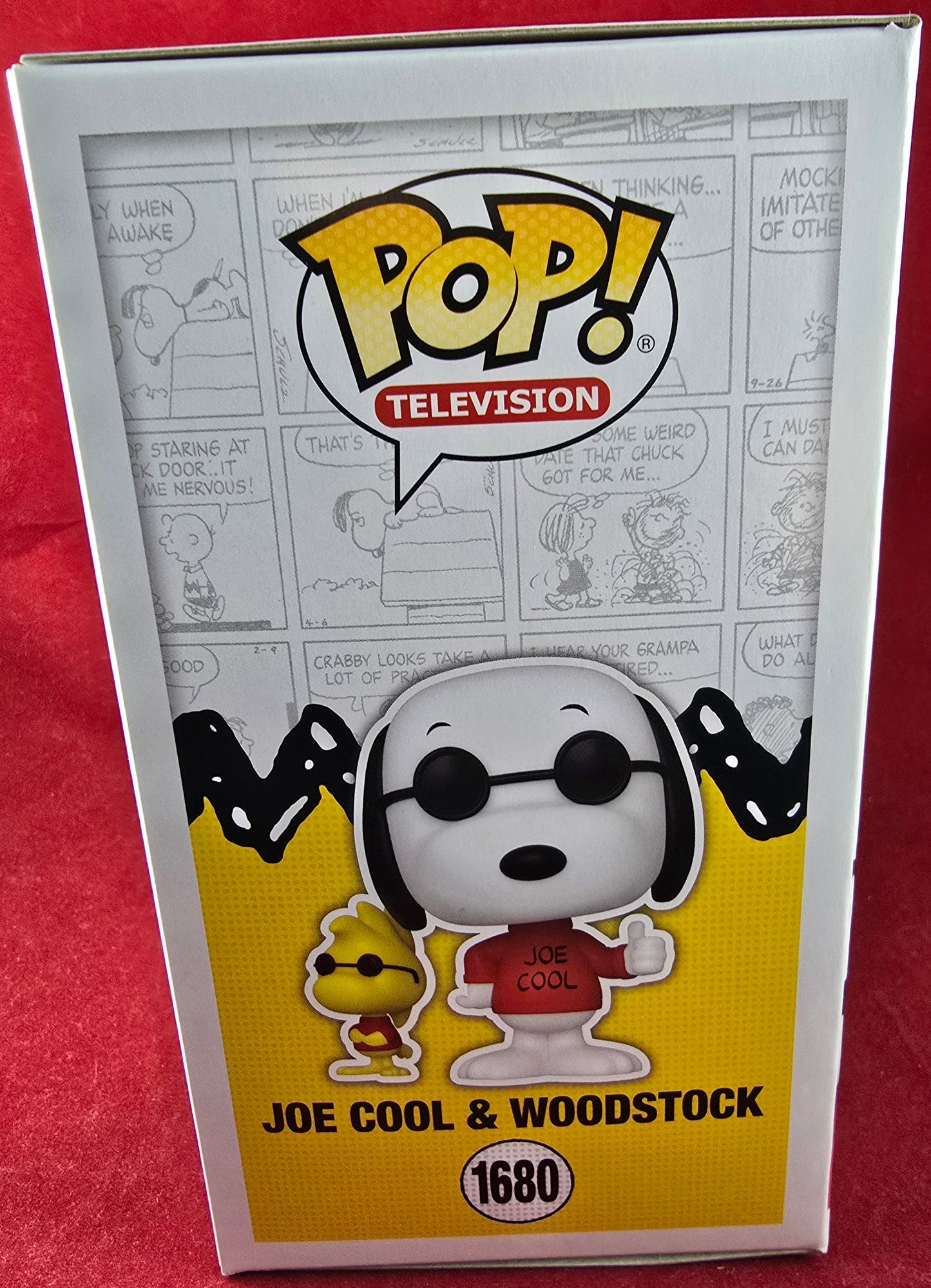 Joe Cool & Woodstock funko # 1680 (nib) With pop protector