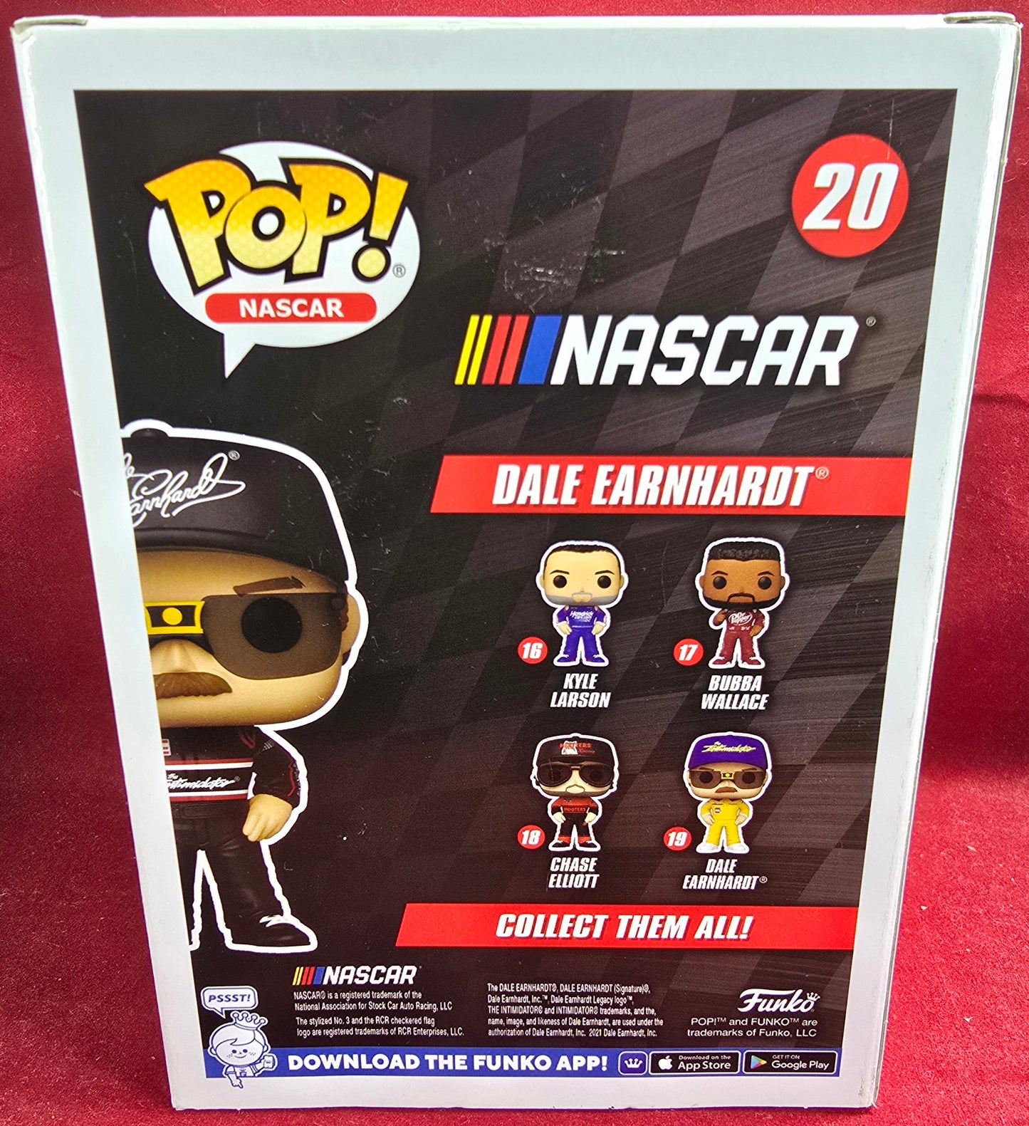 Funko Pop! Vinyl: Dale Earnhardt Fanatics Exclusive Funko #20 (Nib)
With pop protector