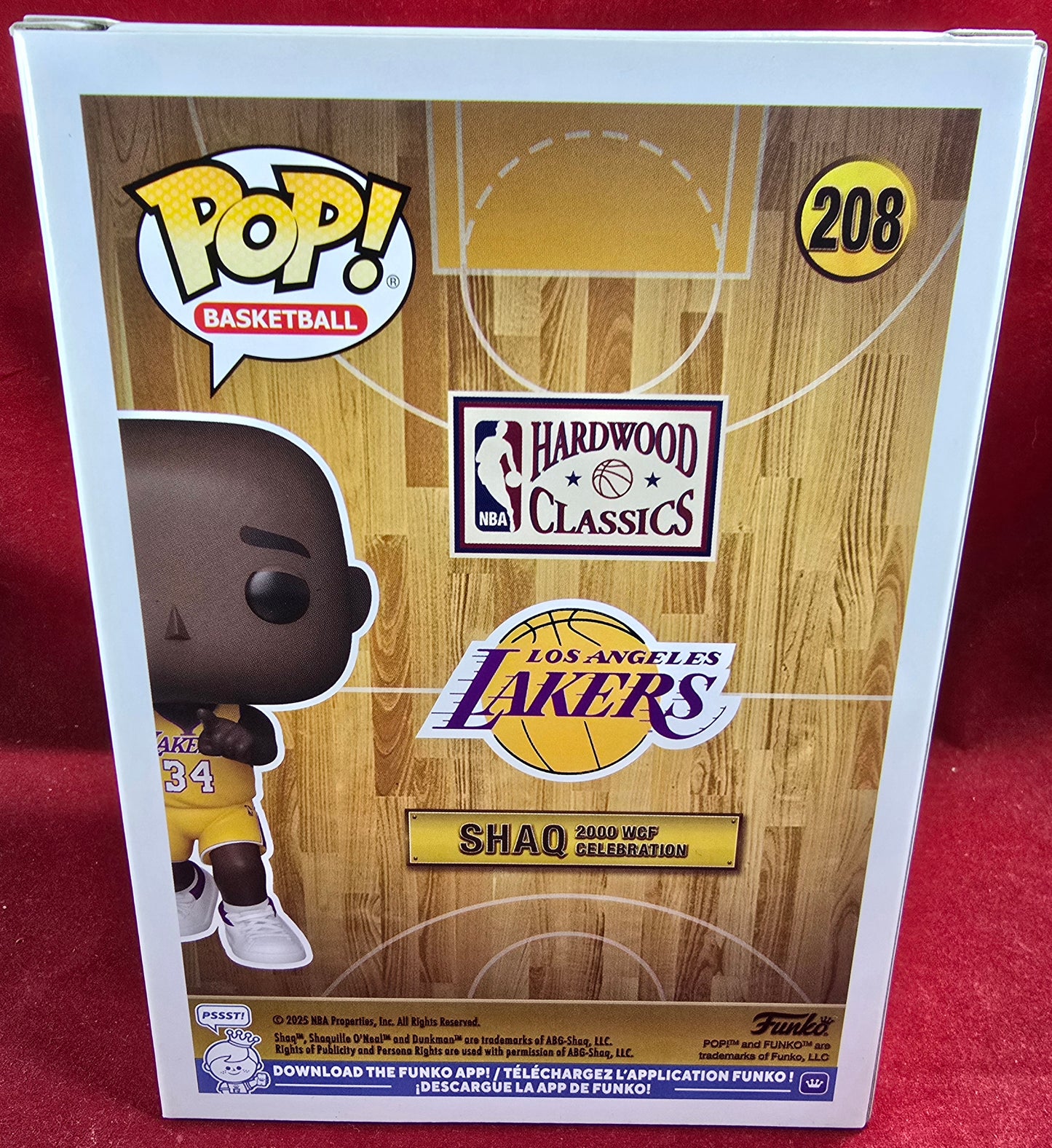 Shaq 2000 WCF Celebration funko # 208 (nib) With pop protector