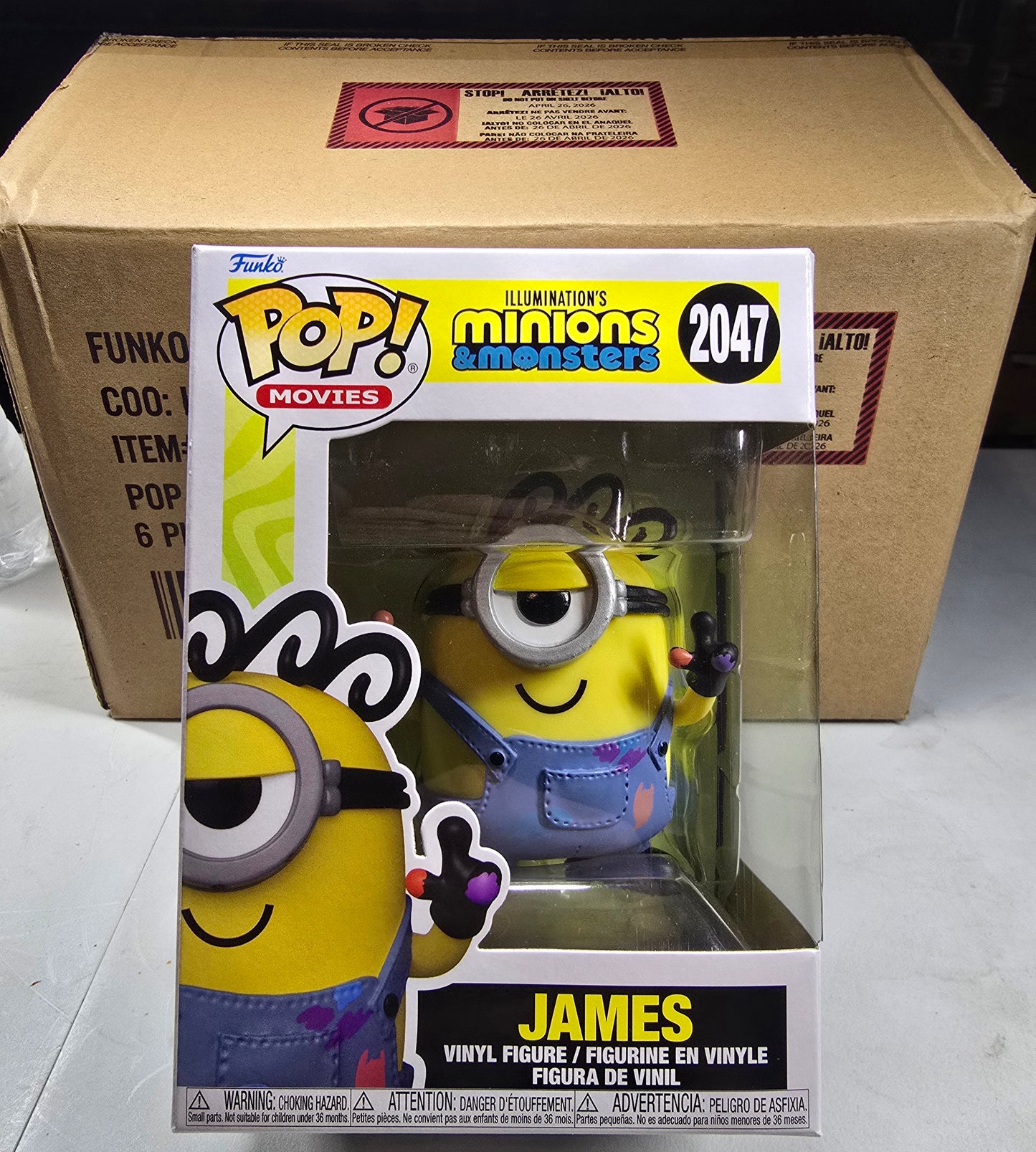 Funko Pop! Vinyl: James # 2047 (Nib) With Pop Protector