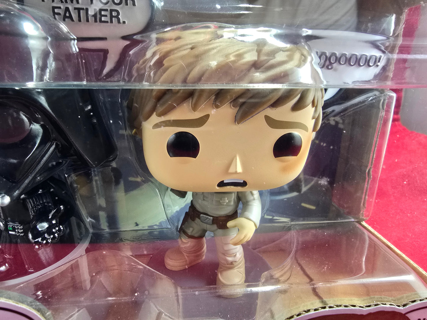 Darth Vader & Luke Skywalker funko 2 pack (nib) With pop protector