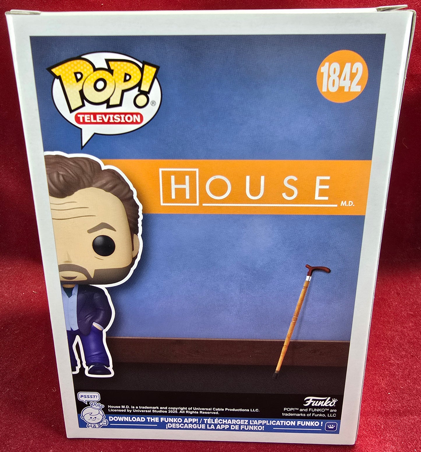 Dr. Gregory House funko # 1842 (nib) with pop protector