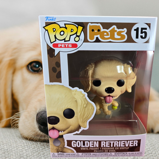 Golden Retriever Funko #15 (Nib)
With pop protector