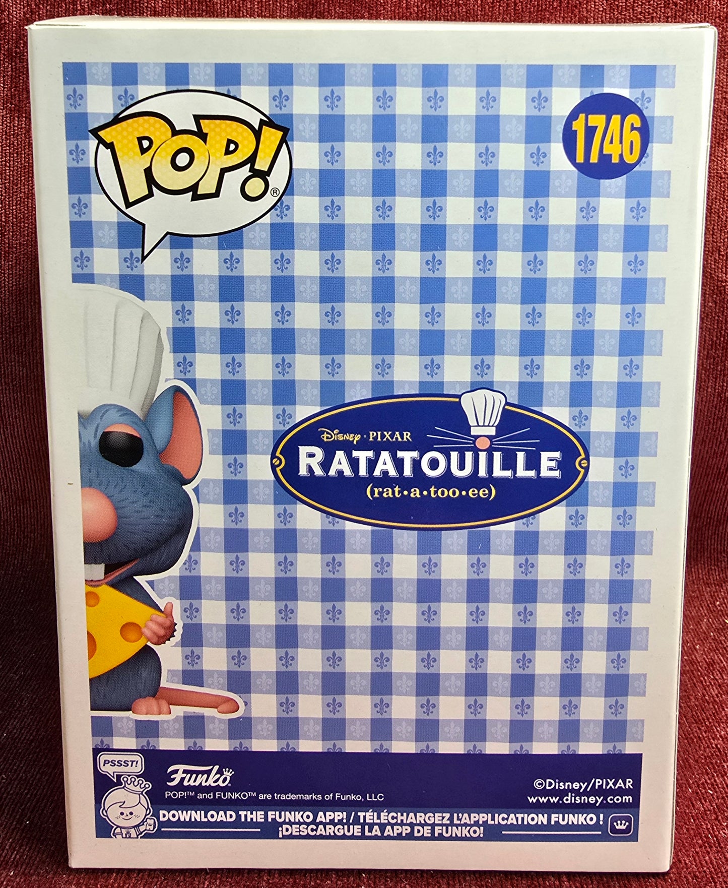 FUNKO POP! Animation: REMY With Cheese Exclusive # 1746 (Nib)
With pop protector