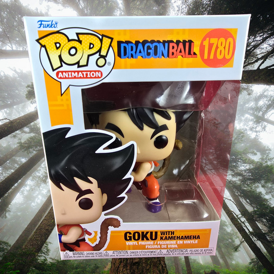 Goku with kamehameha funko # 1780 (nib) With pop protector