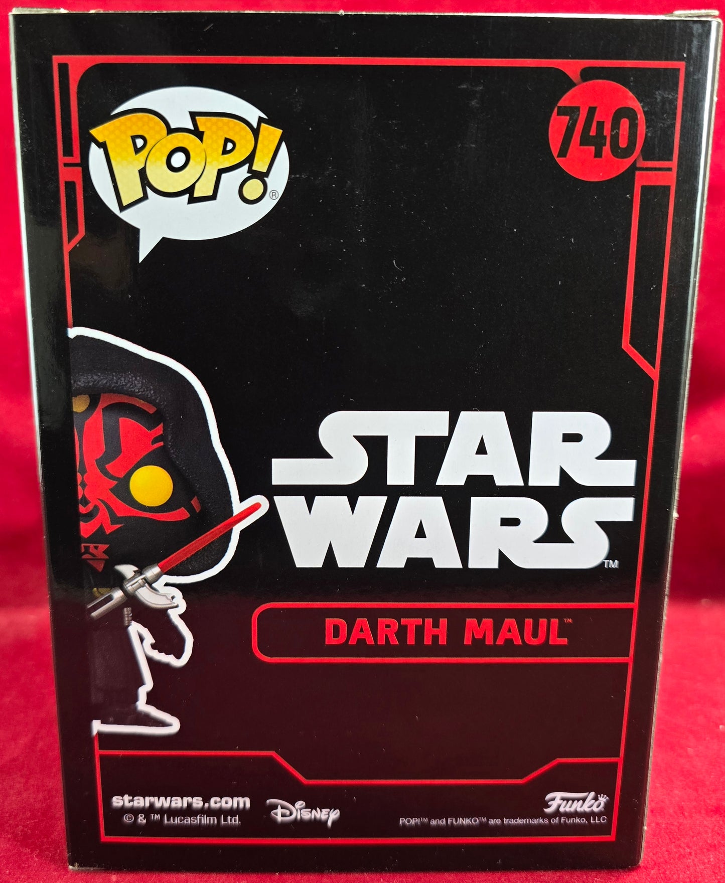 Darth Maul Funko #740 (Nib)
With pop protector