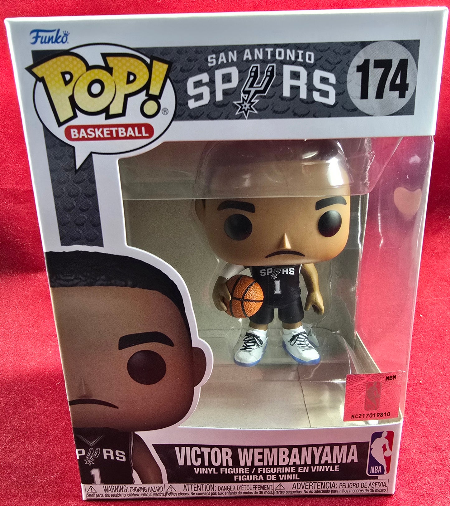 Victor Wembanyama funko # 174 (nib) With pop protector