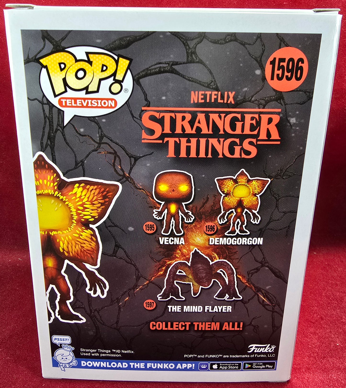 Demogorgon funko # 1596 (nib) with pop protector