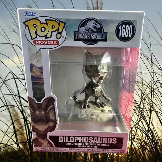 Dilophosaurus funko # 1680 (nib) With pop protector