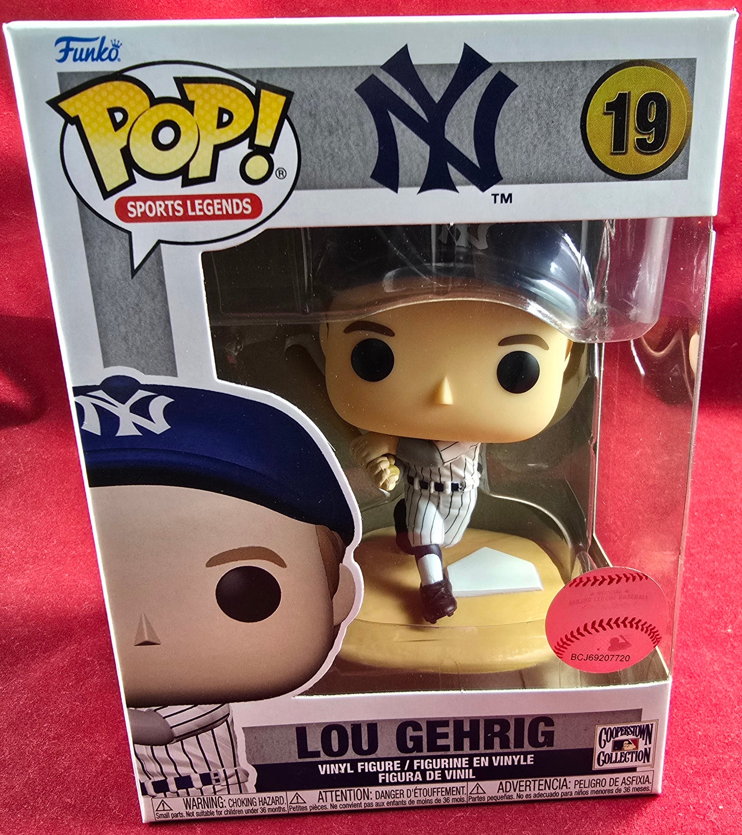 Lou Gehrig funko # 19 (nib) With pop protector