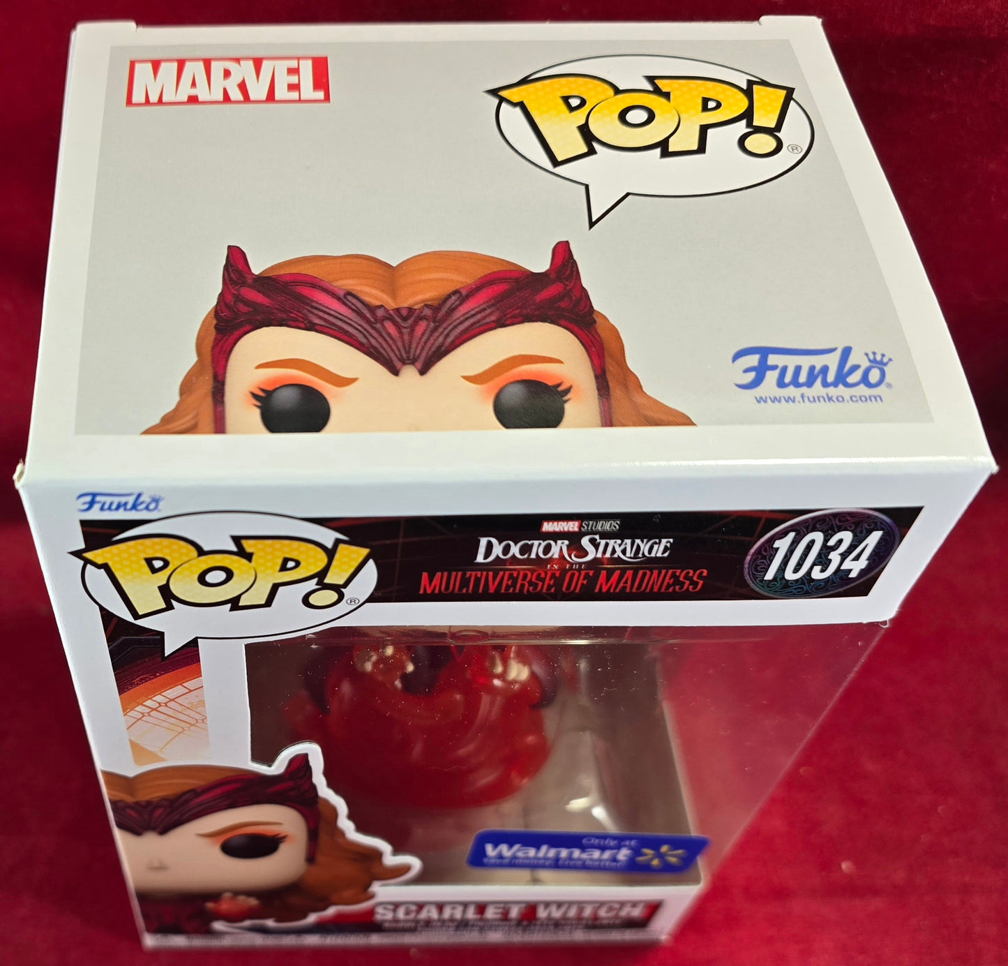 Scarlet Witch walmart exclusive funko # 1034 (nib) With pop protector