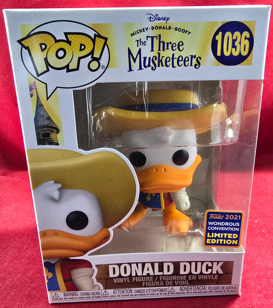 Three musketeers Donald duck funko # 1036 (nib)