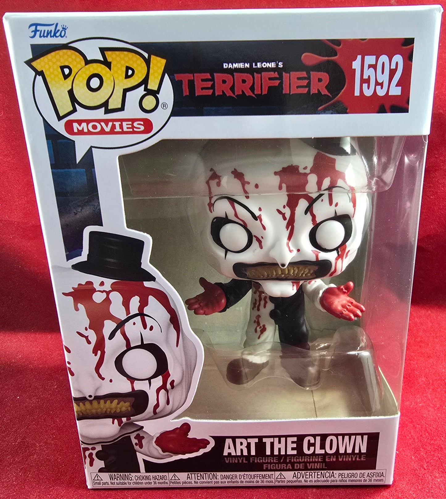 Art the clown funko # 1592 (nib) With pop protector