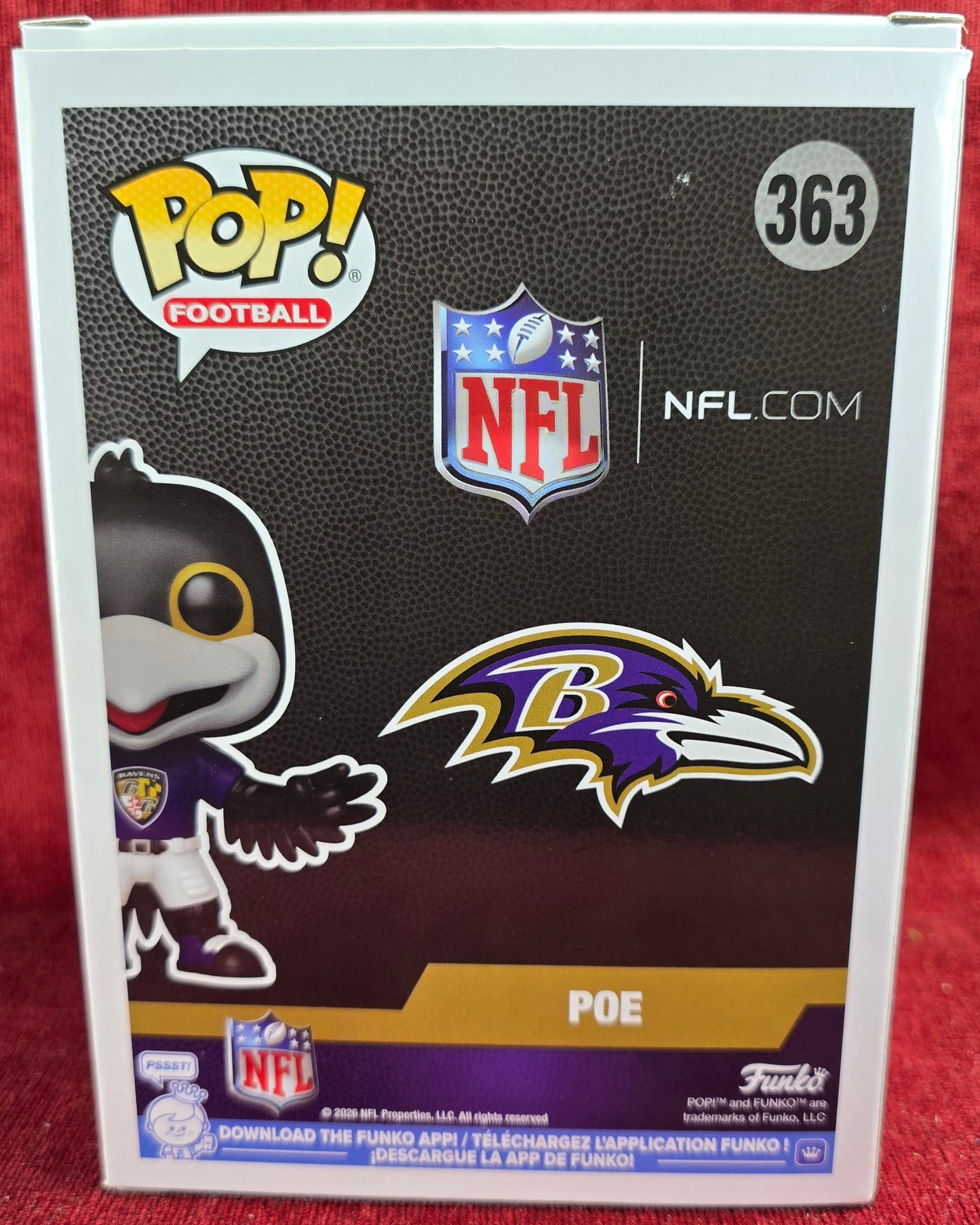 Funko! Football: Poe # 363 (Nib)
With pop protector