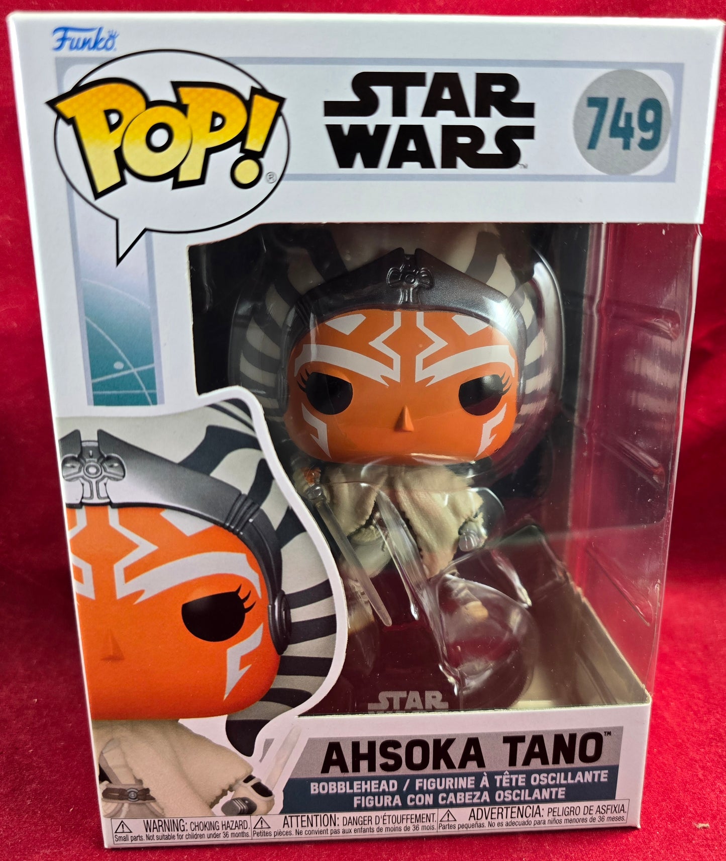 Ahsoka Tano funko # 749 (nib) With pop protector