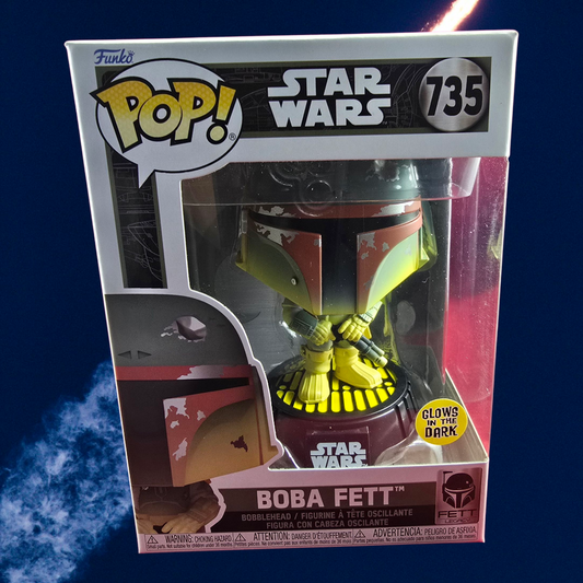Boba Fett funko # 735 (nib) With pop protector