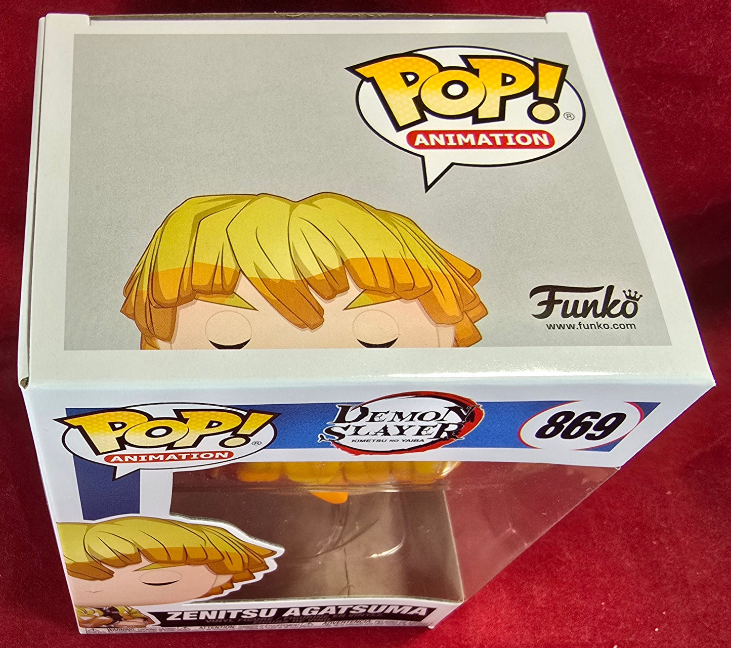 Zenitsu Agatsuma funko # 869 (nib) With pop protector