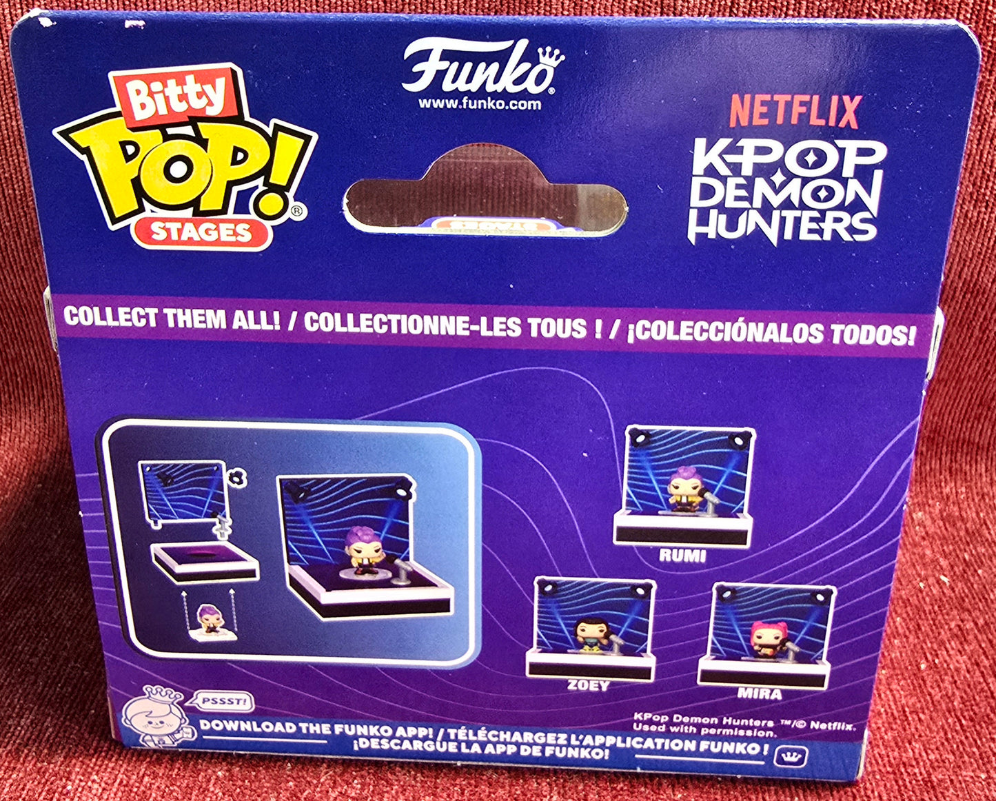 Funko! Bitty Pop Stages: Brand New Rumi With Stage (Nib)
