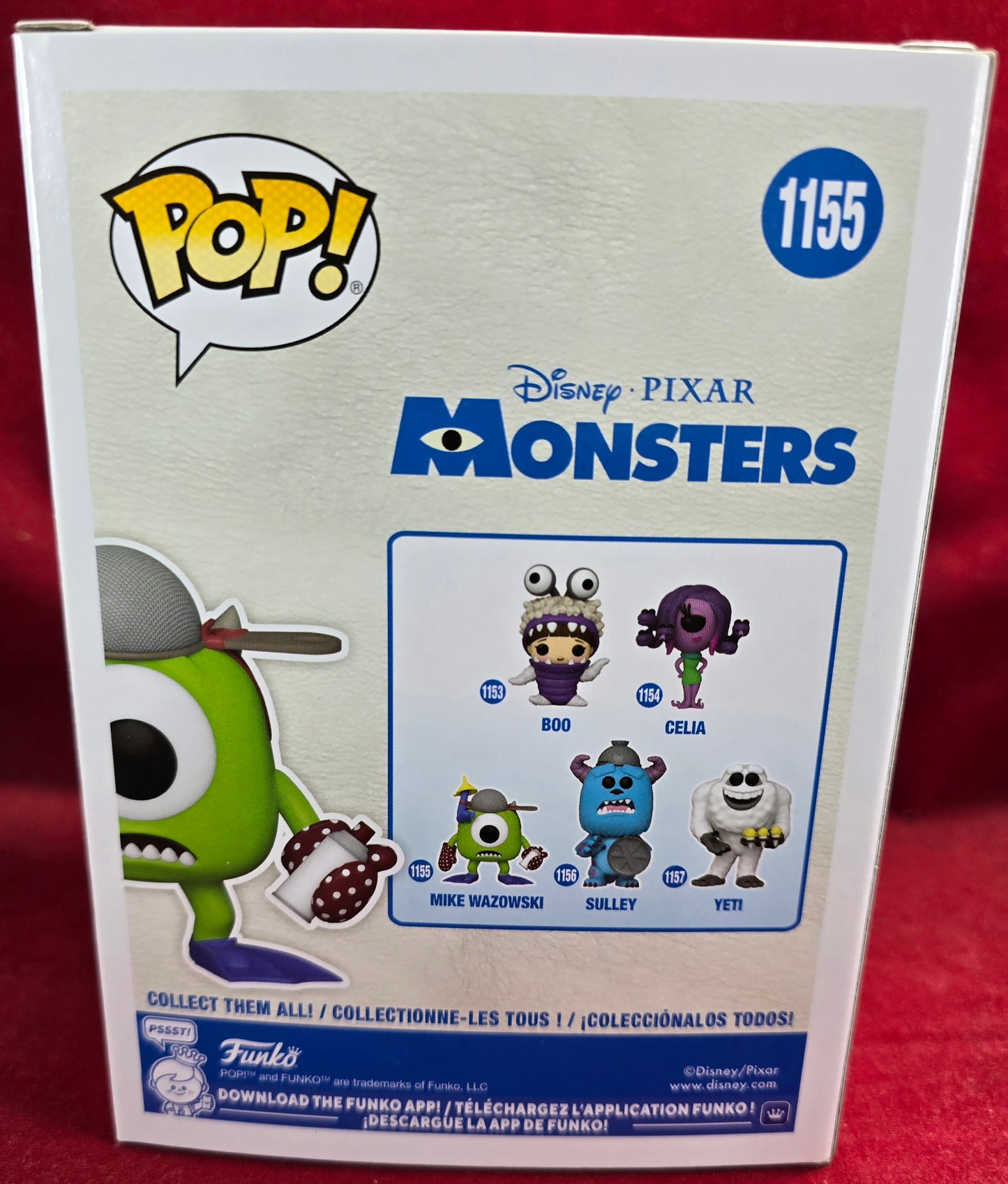 Mike Mazowski funko # 1155 (nib)
With pop protector