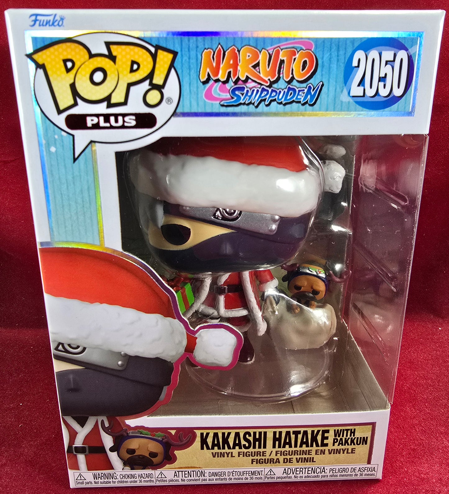 Kakashi Hatake with Pakkun funko # 2050 (nib) With pop protector
