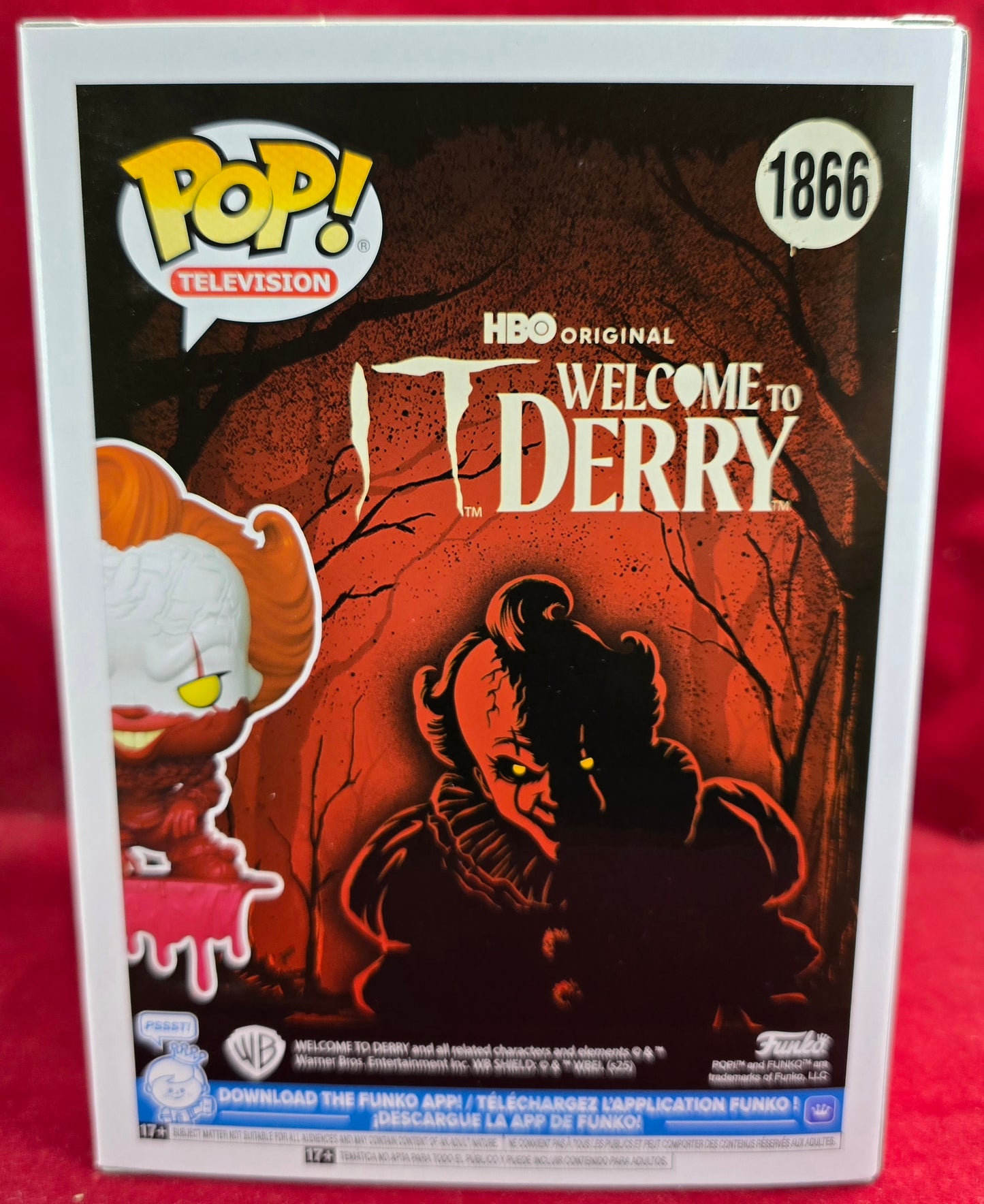 Blood Pennywise Entertainment Earth Exclusive Funko # 1866 (Nib)
With pop protector