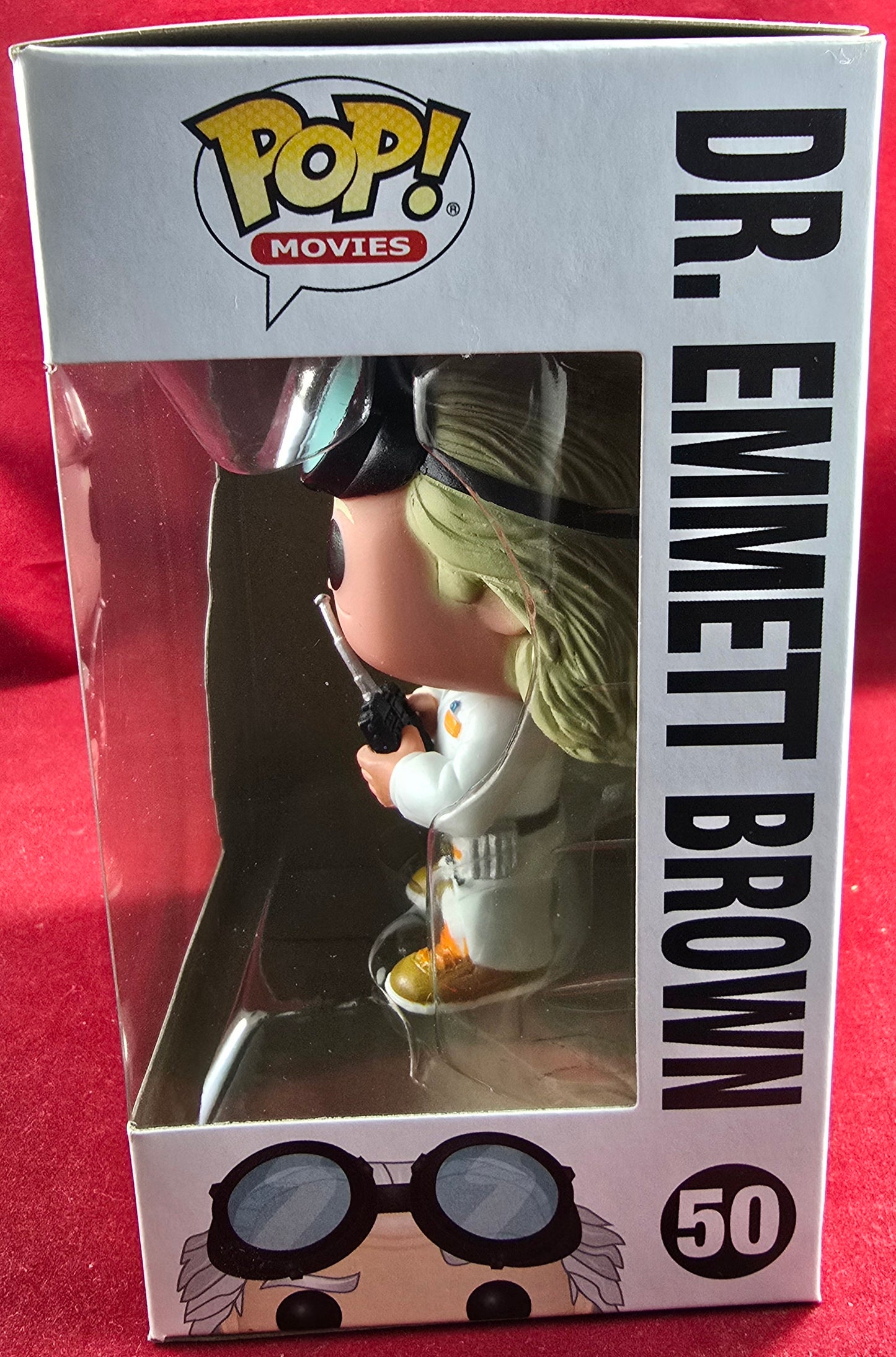 Dr. Emmett Brown funko # 50 (nib) with pop protector
