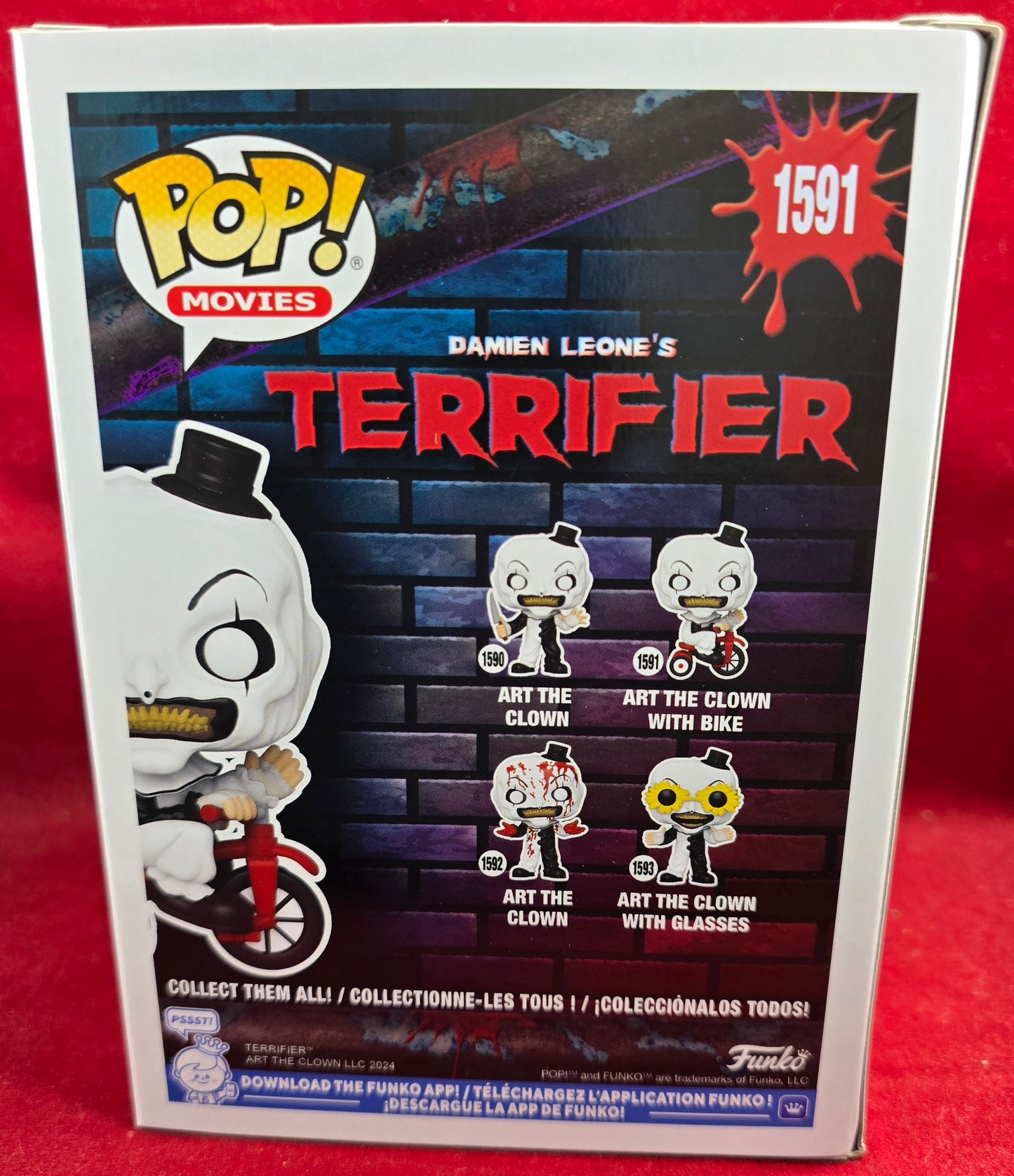 Funko Pop! Vinyl: Art the Clown with Bike #1591 (Nib)
With pop protector