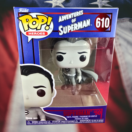 Superman '50 Funko (Nib) # 610
With pop protector