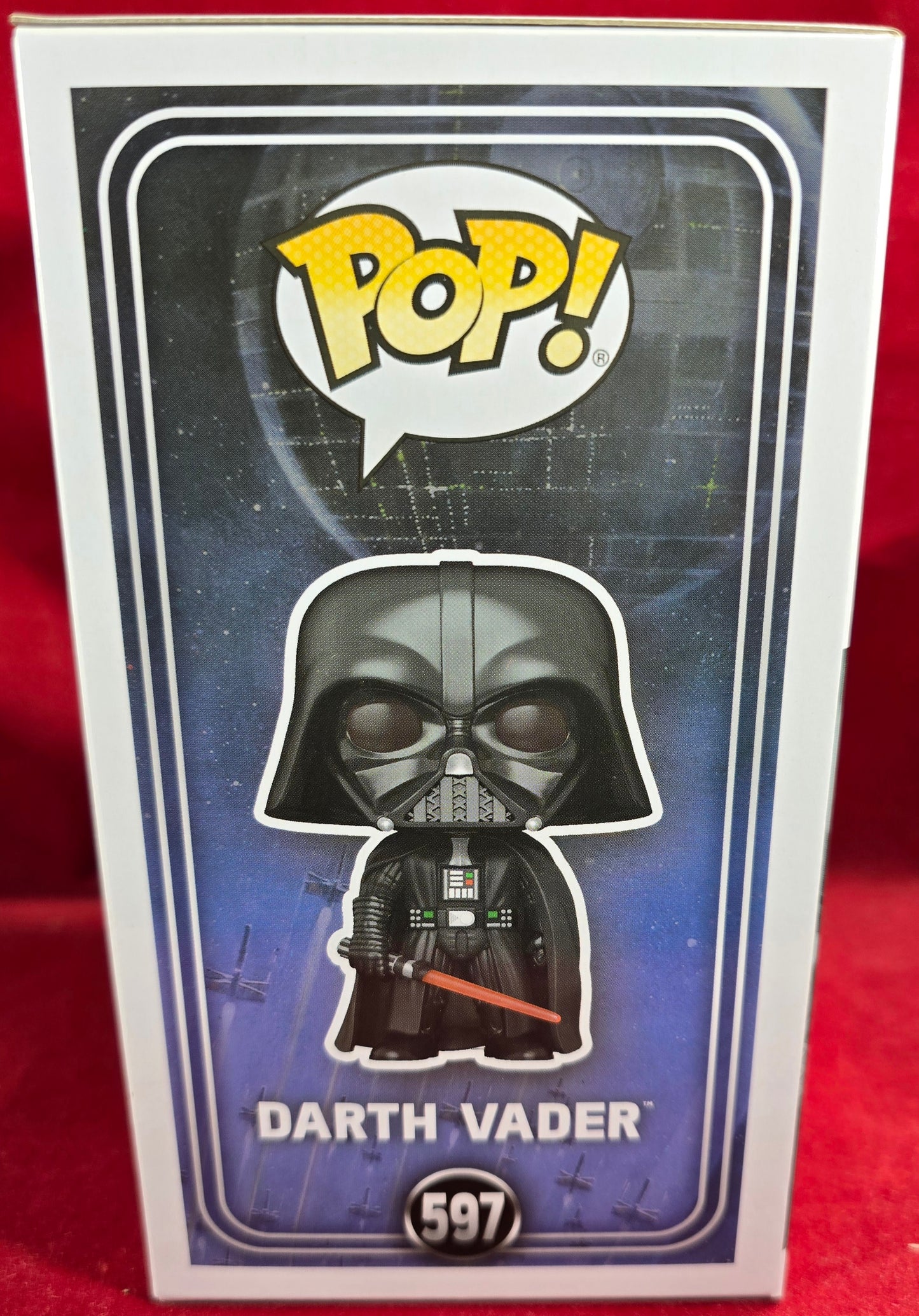 Darth Vader #597 (nib) With pop protector