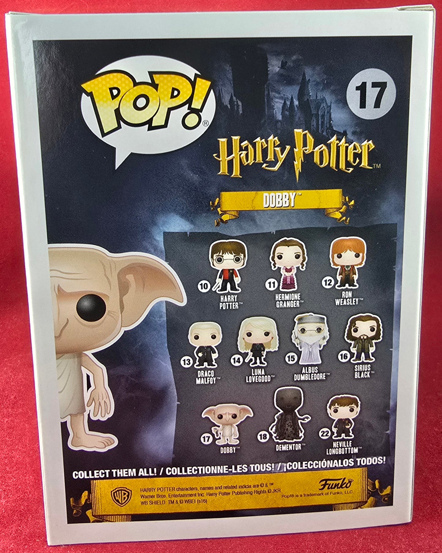 Dobby funko # 17 (nib) with pop protector