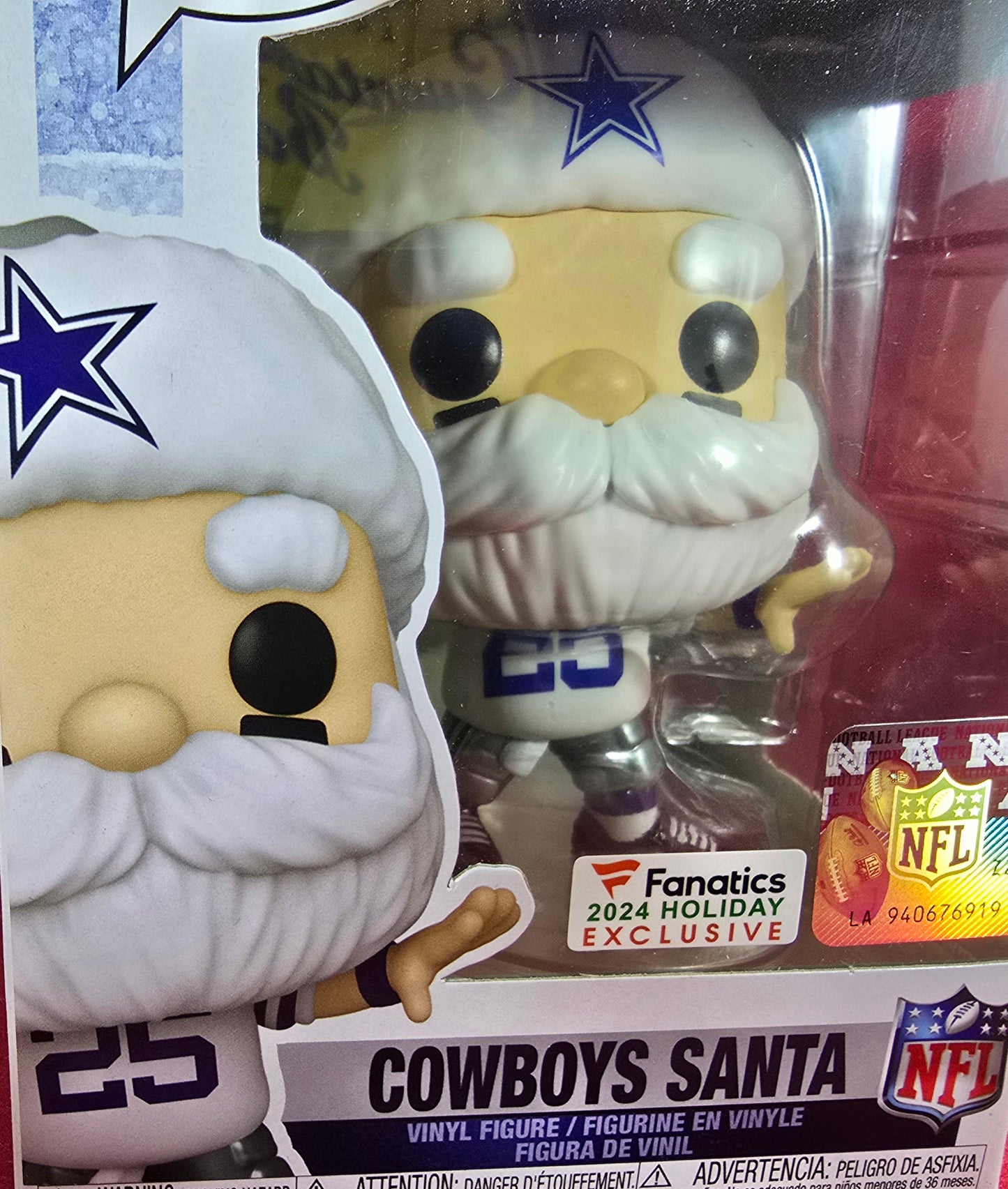 Cowboys Santa fanatics exclusive funko # 265 (nib) With pop protector