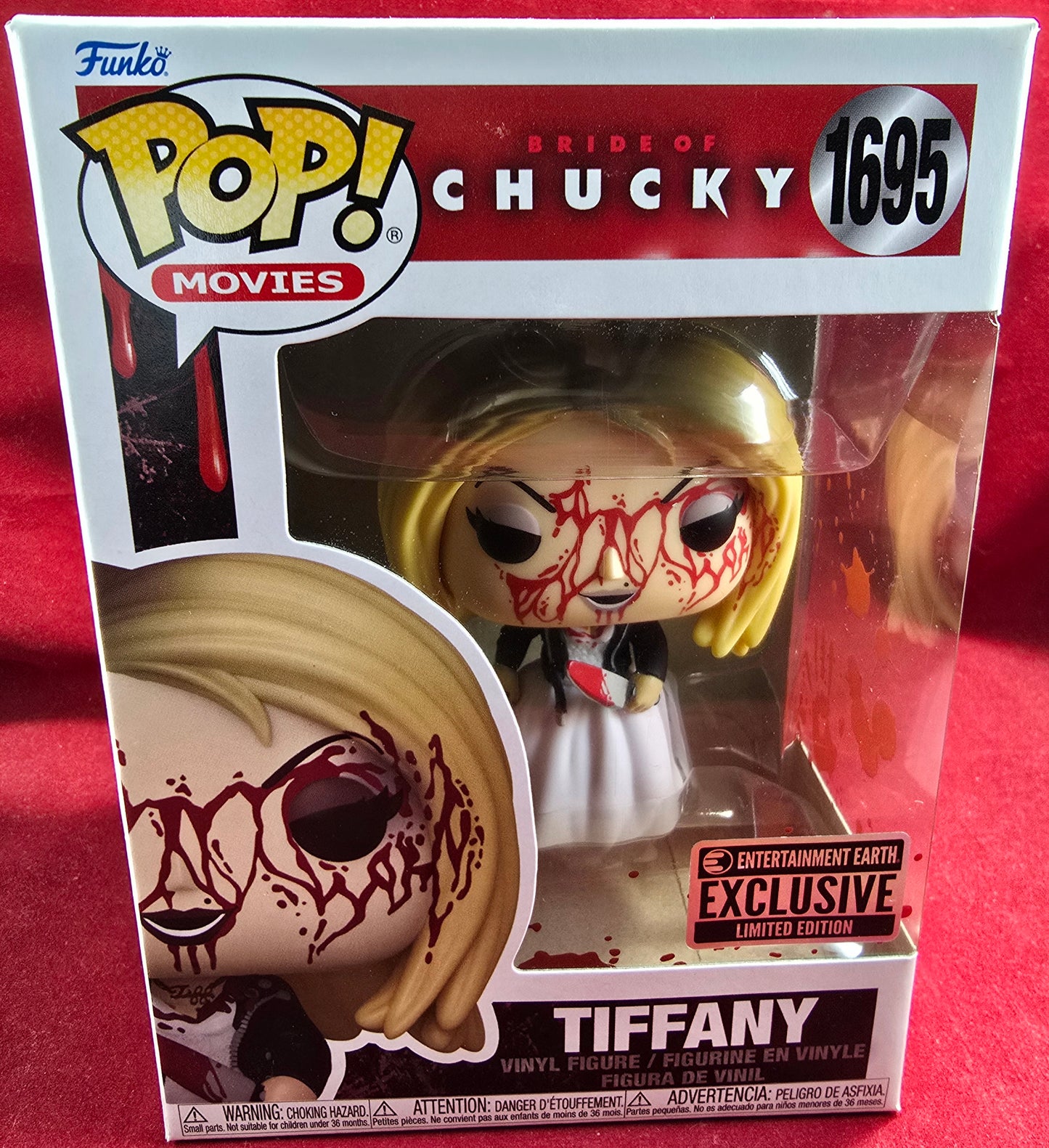 Tiffany entertainment earth exclusive funko # 1695 (nib) With pop protector