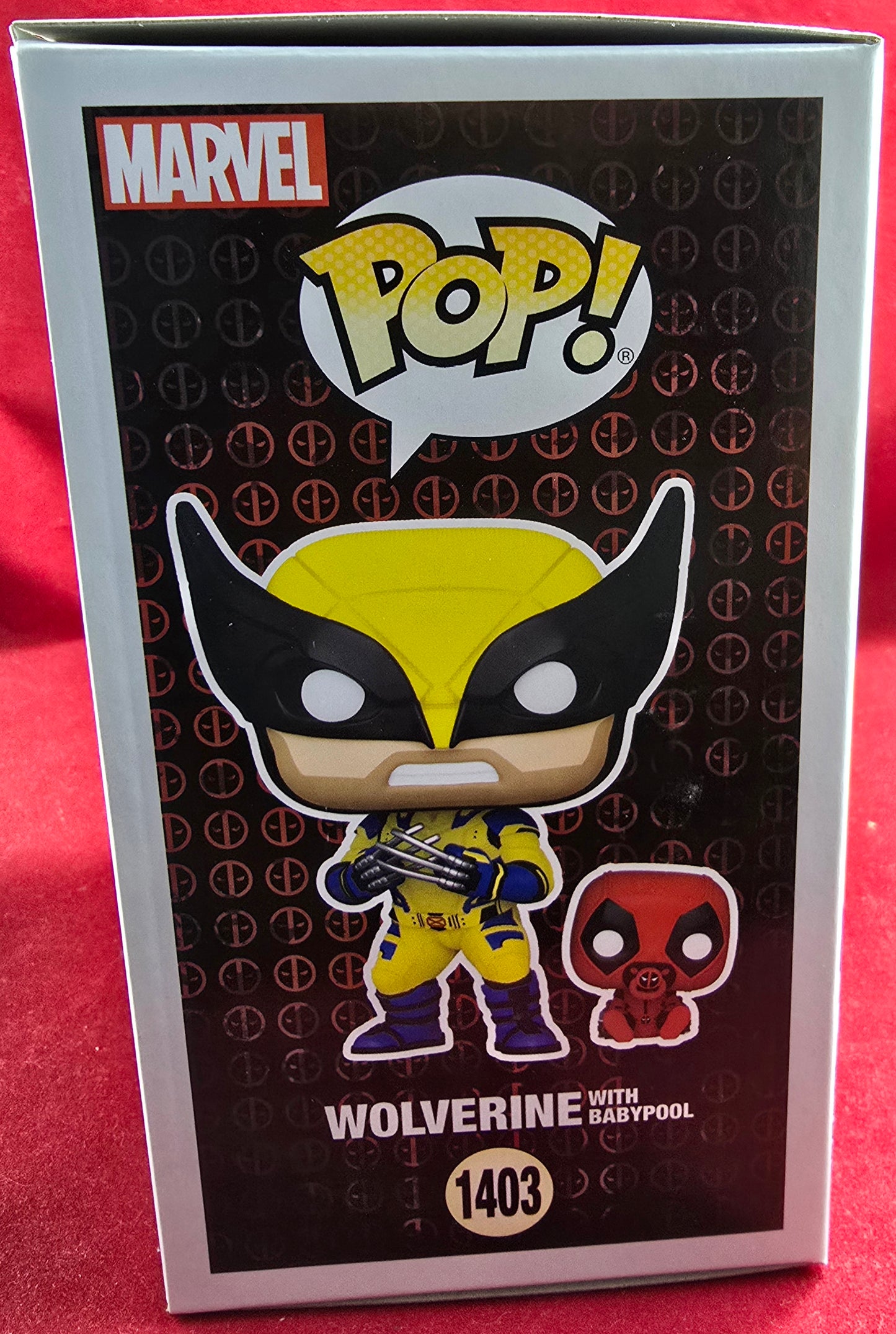 Wolverine with babypool funko # 1403 (nib) With pop protector