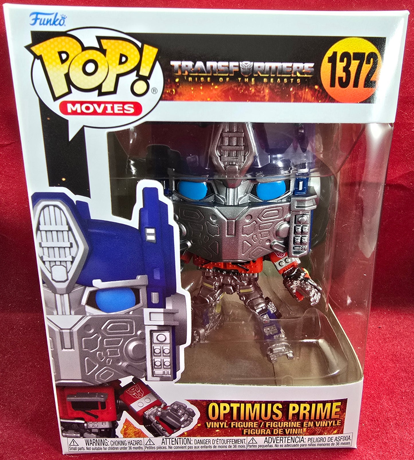Optimus Prime funko # 1372 (nib) With pop protector