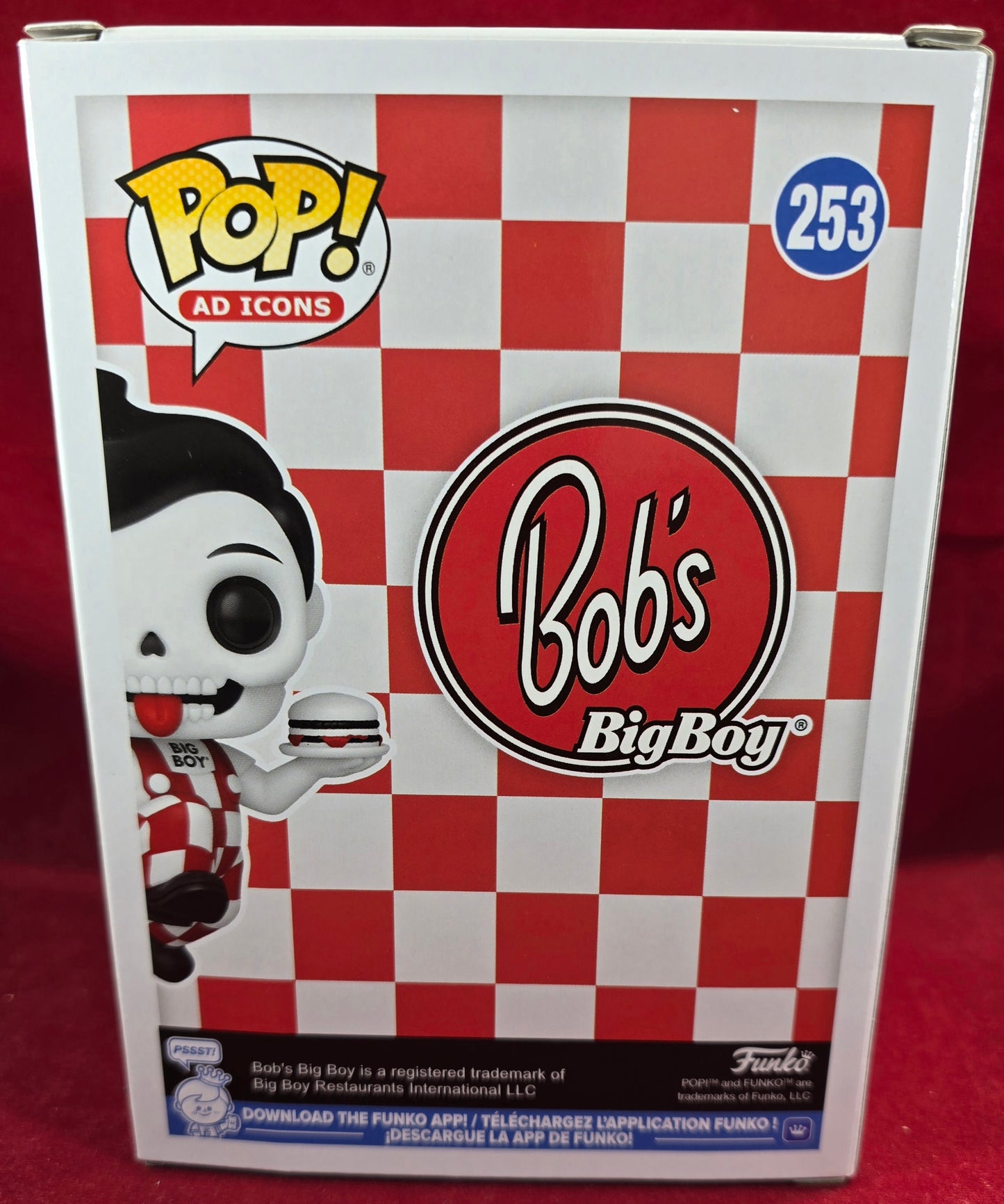 Skull Bob funko # 253 (nib) With pop protector