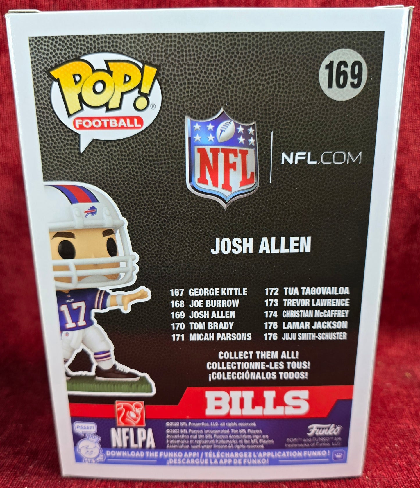 Funko Pop! Football: Josh Allen # 169 (Nib)
With pop protector