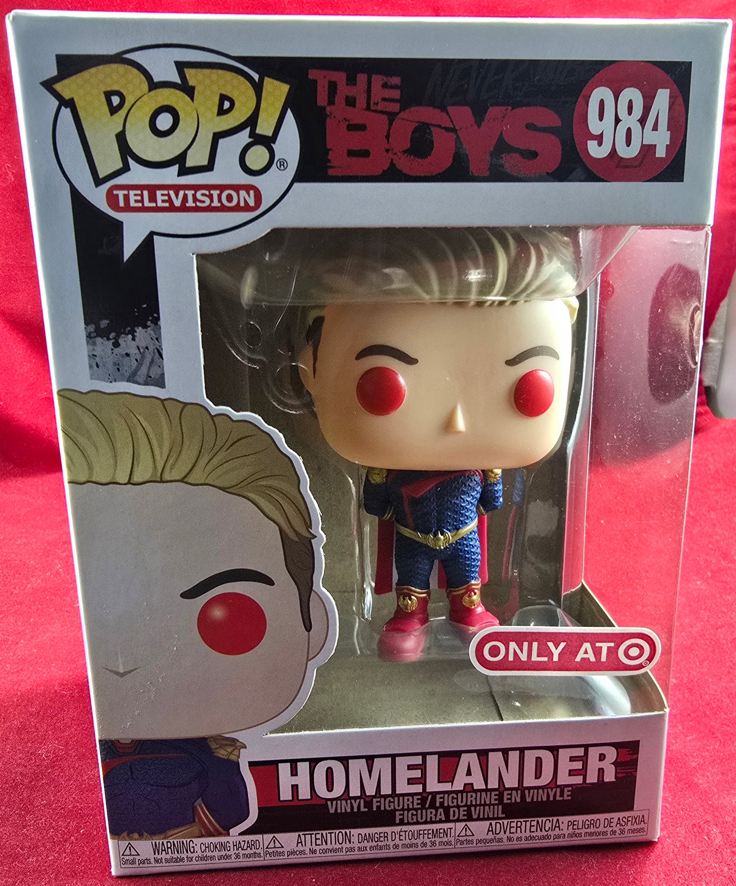 Homelander target exclusive funko # 984 (nib) With pop protector