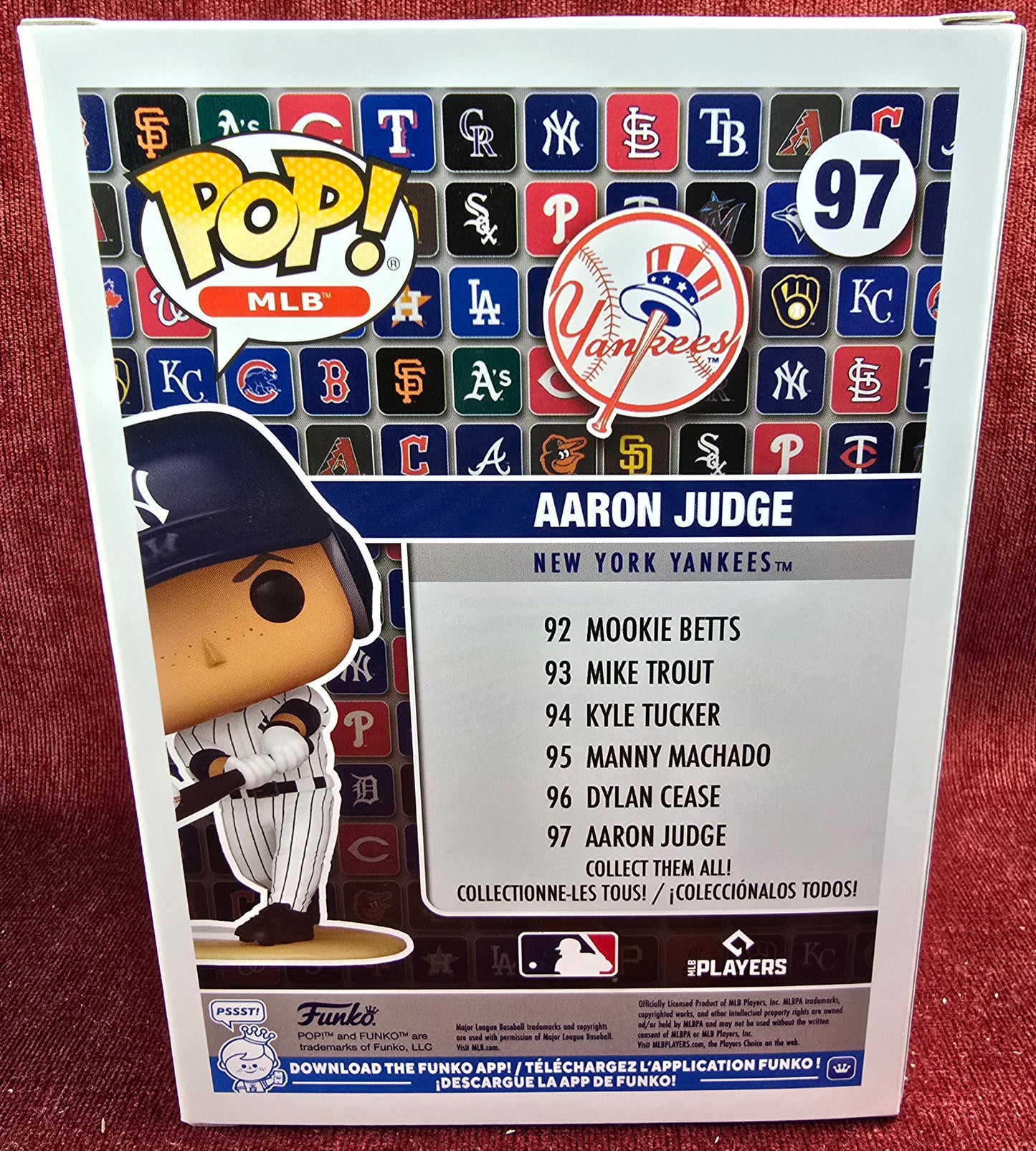 Funko Pop! Vinyl: Aaron Judge #97 (Nib)
With pop protector