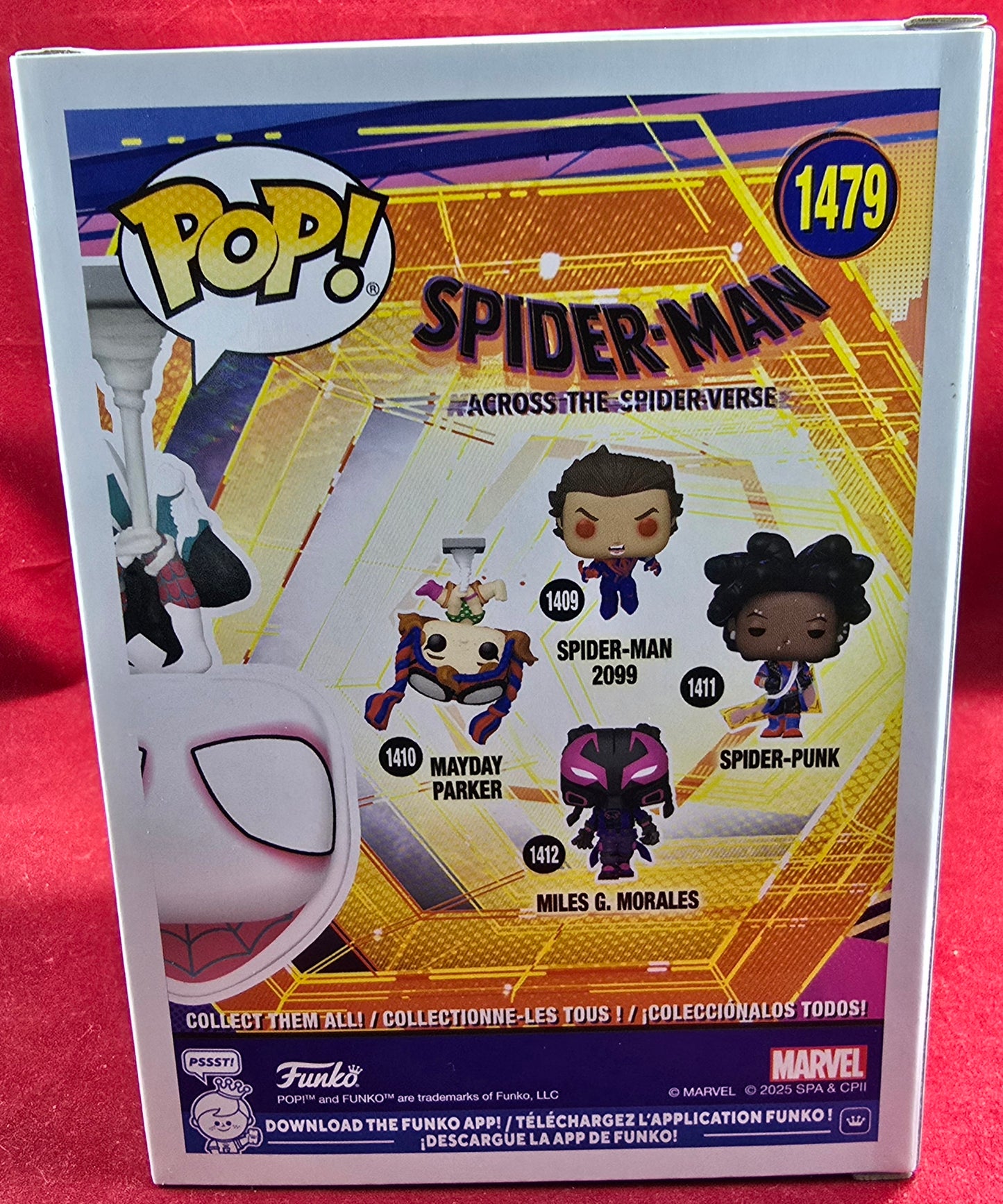 Spider-gwen entertainment earth exclusive funko # 1479 (nib) With pop protector