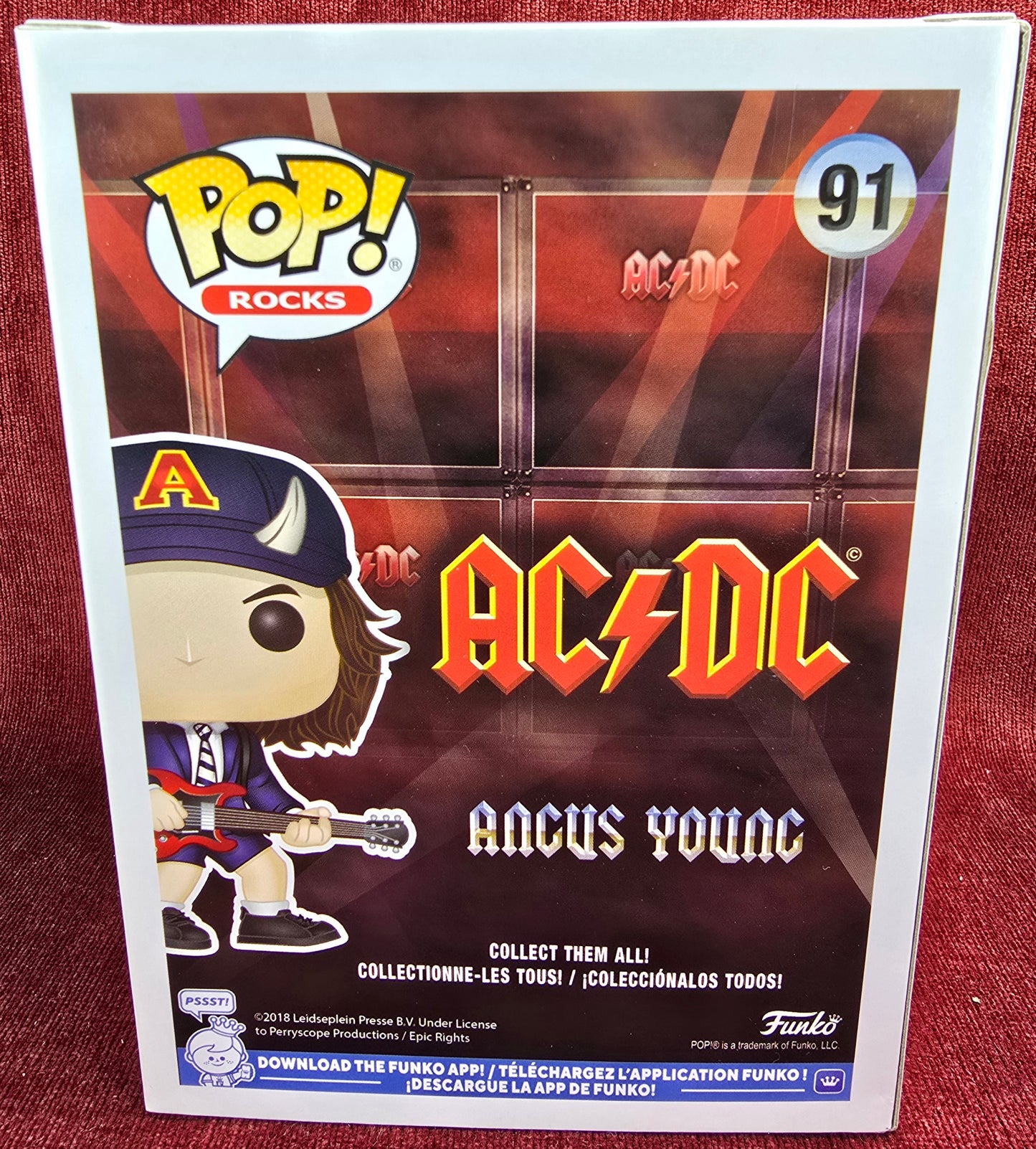 Funko Pop! Vinyl: Angus Young #91 (Nib)
With pop protector