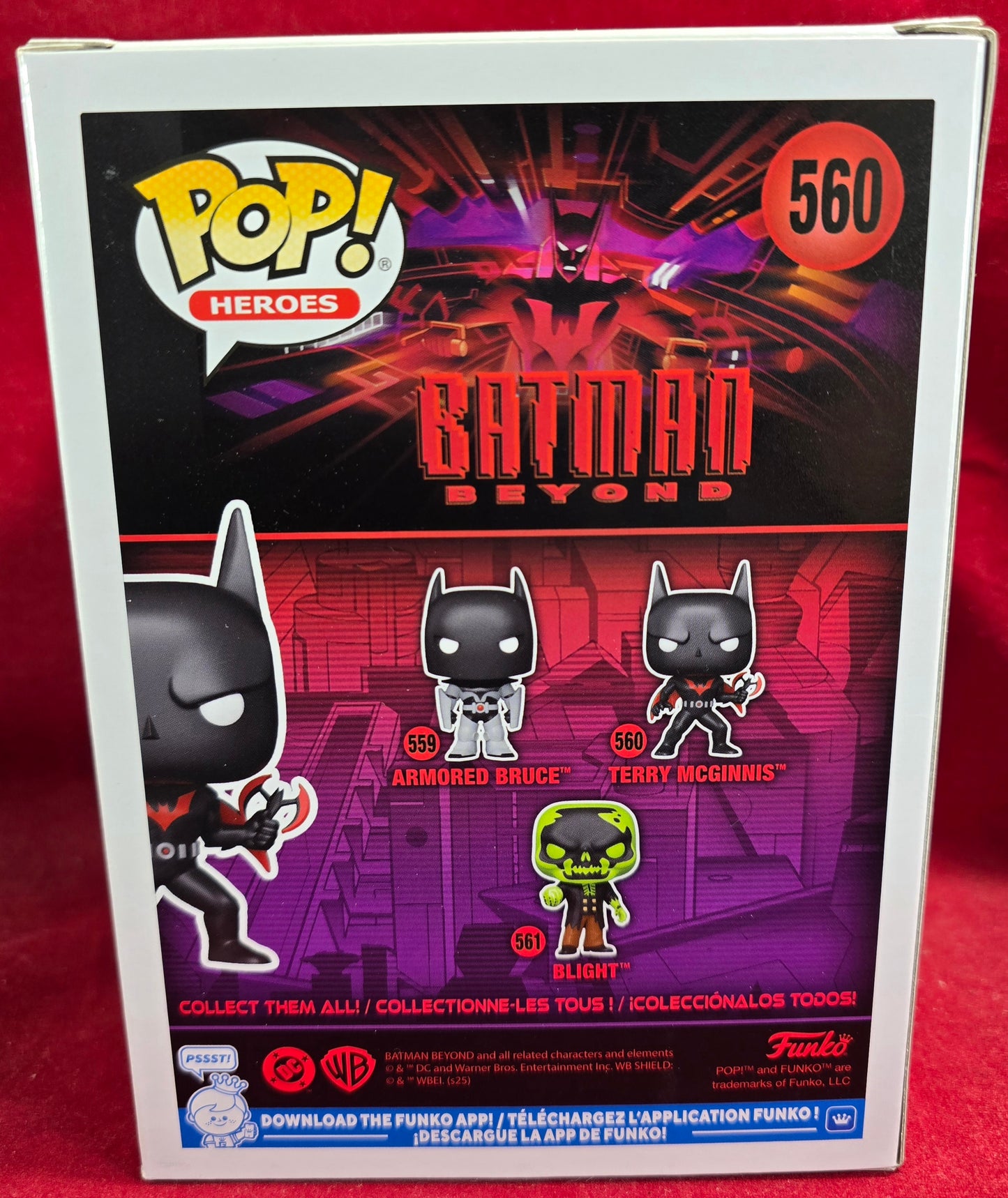 Funko Pop! Terry McGinnis Heroes Funko #560 (Nib)
With pop protector